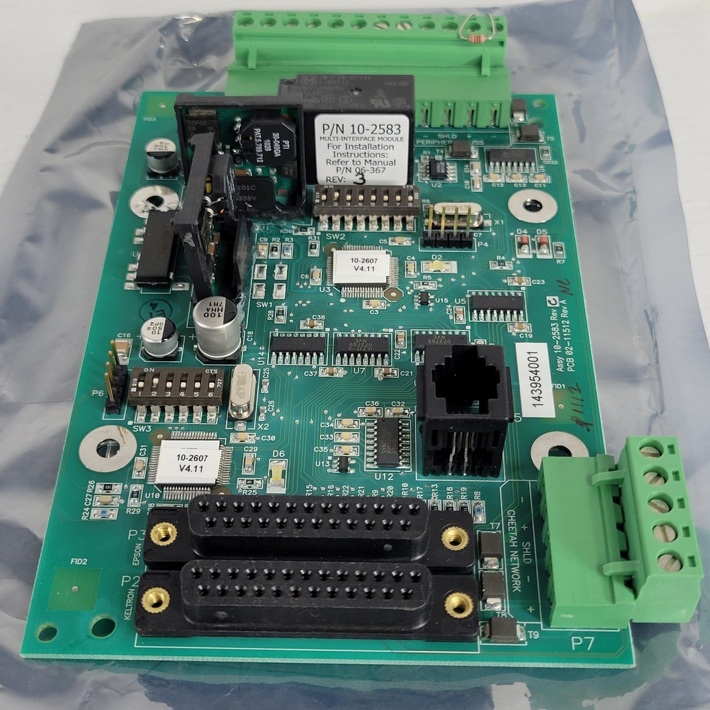 Fike 10-2583 Multi Interface Module Signaling Board Gateway CyberCat Cheetah COM