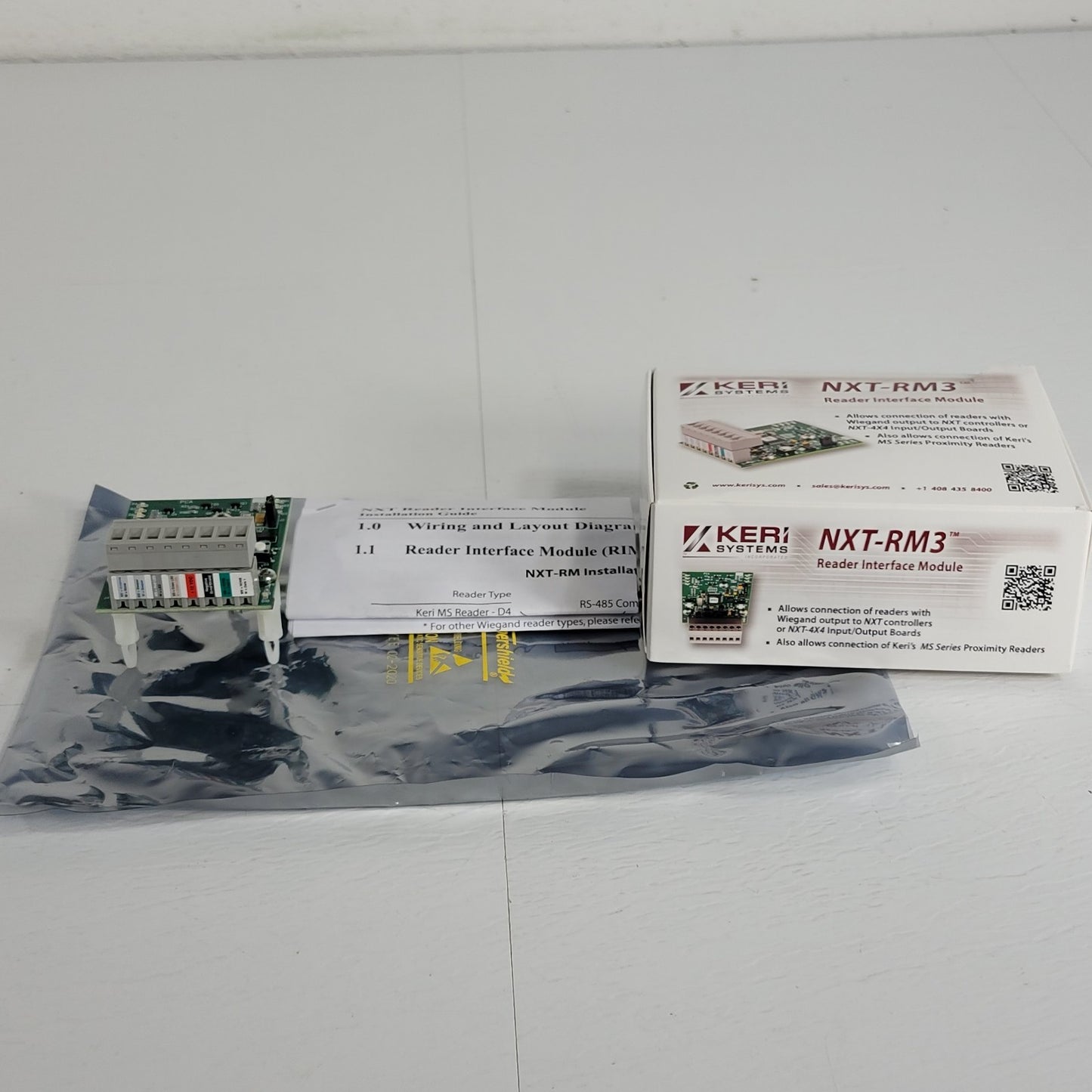 Keri NXT-RIM 3.5-X Rev. U NXT-RM3 Reader Interface Module RFID Scanner 05108-001
