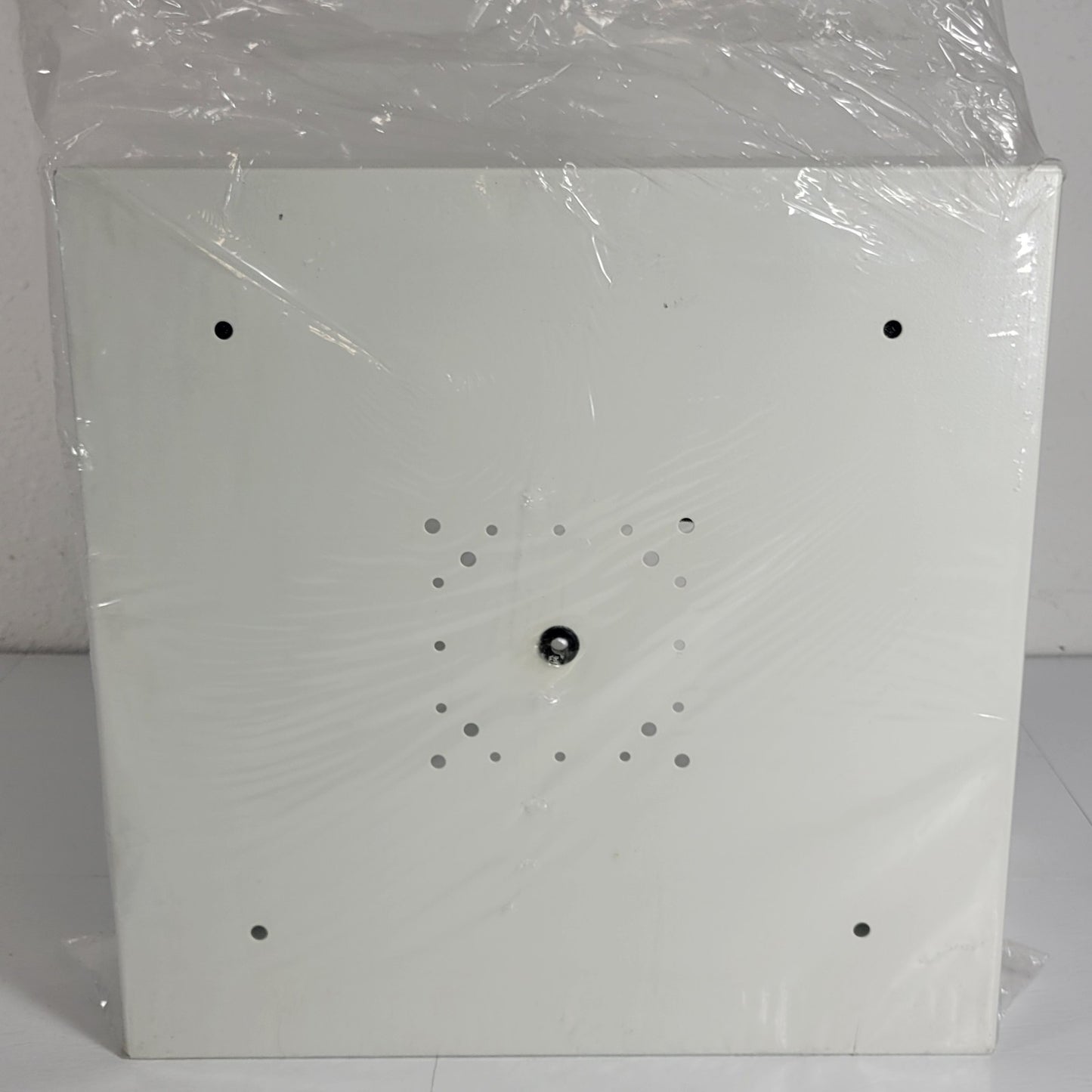 Valcom Speaker Mounting Box 12-3/4" X 12-3/4" X 4" White Back Box