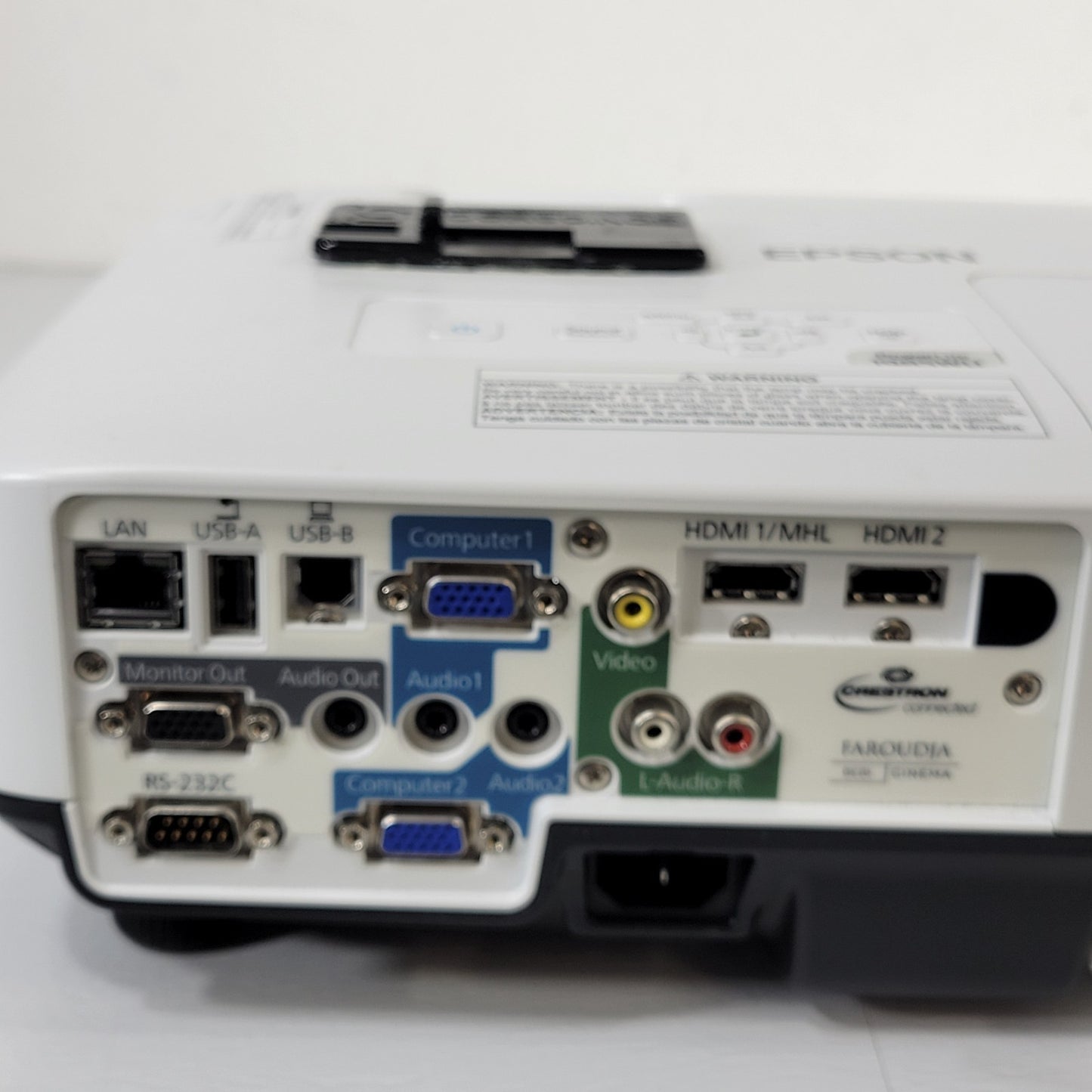 Epson H619A Power Lite 1985WU 3LCD Projector WUXGA 1080p 2150 Lamp Hours