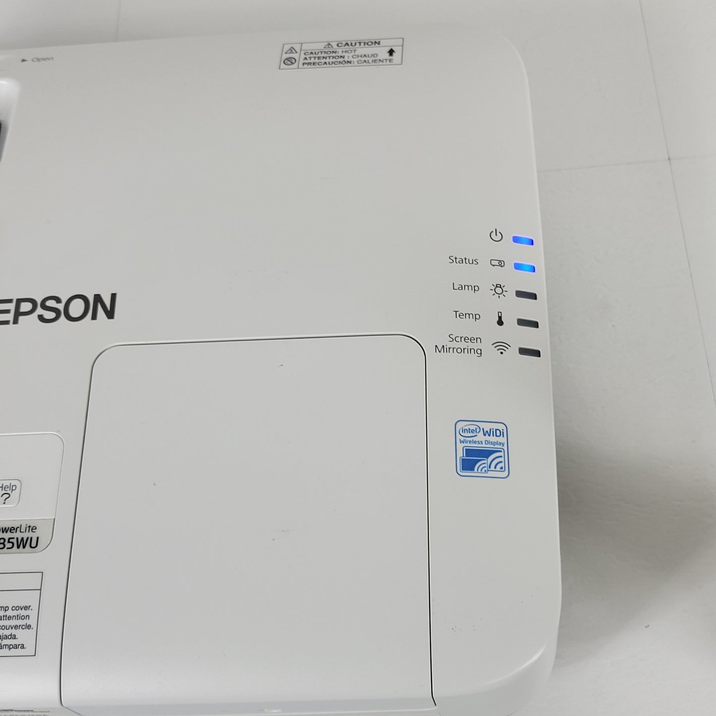 Epson H619A Power Lite 1985WU 3LCD Projector WUXGA 1080p 2150 Lamp Hours