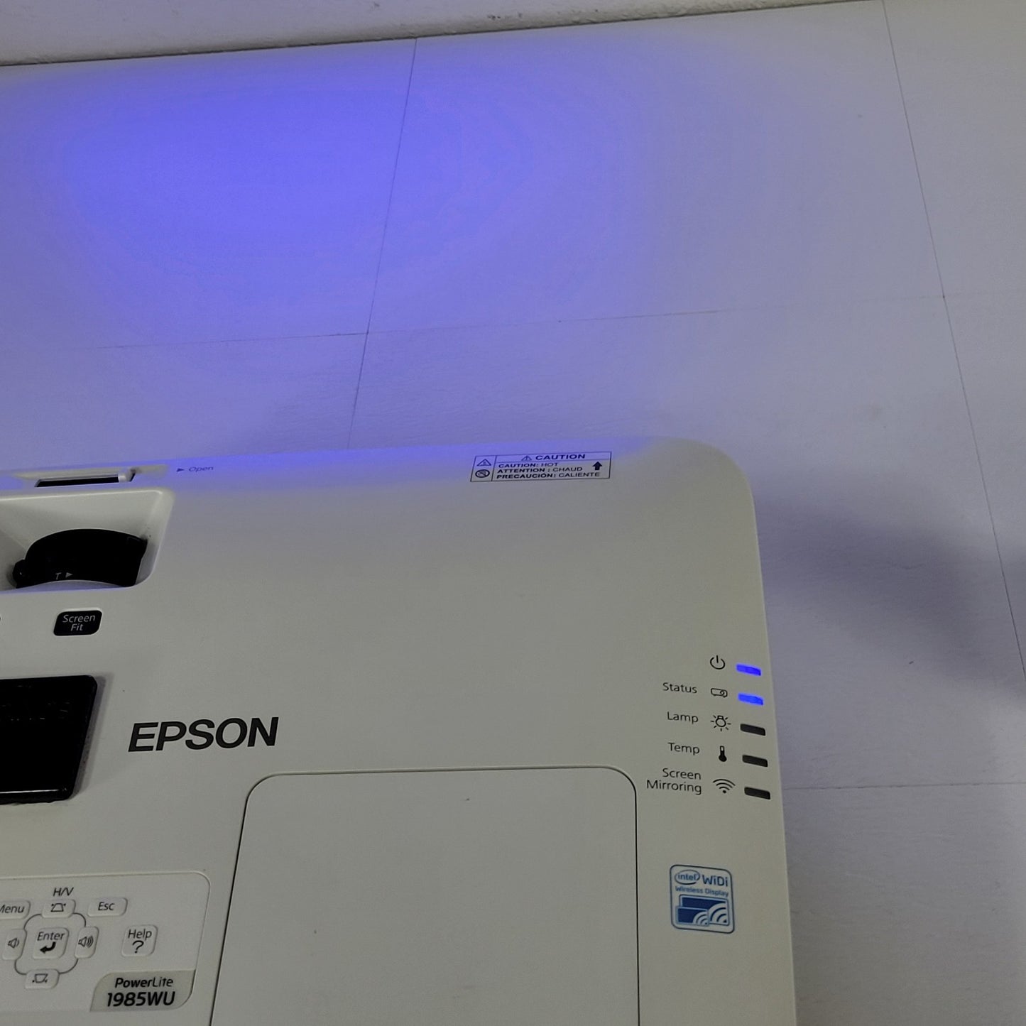Epson H619A Power Lite 1985WU 3LCD Projector WUXGA 1080p 2150 Lamp Hours