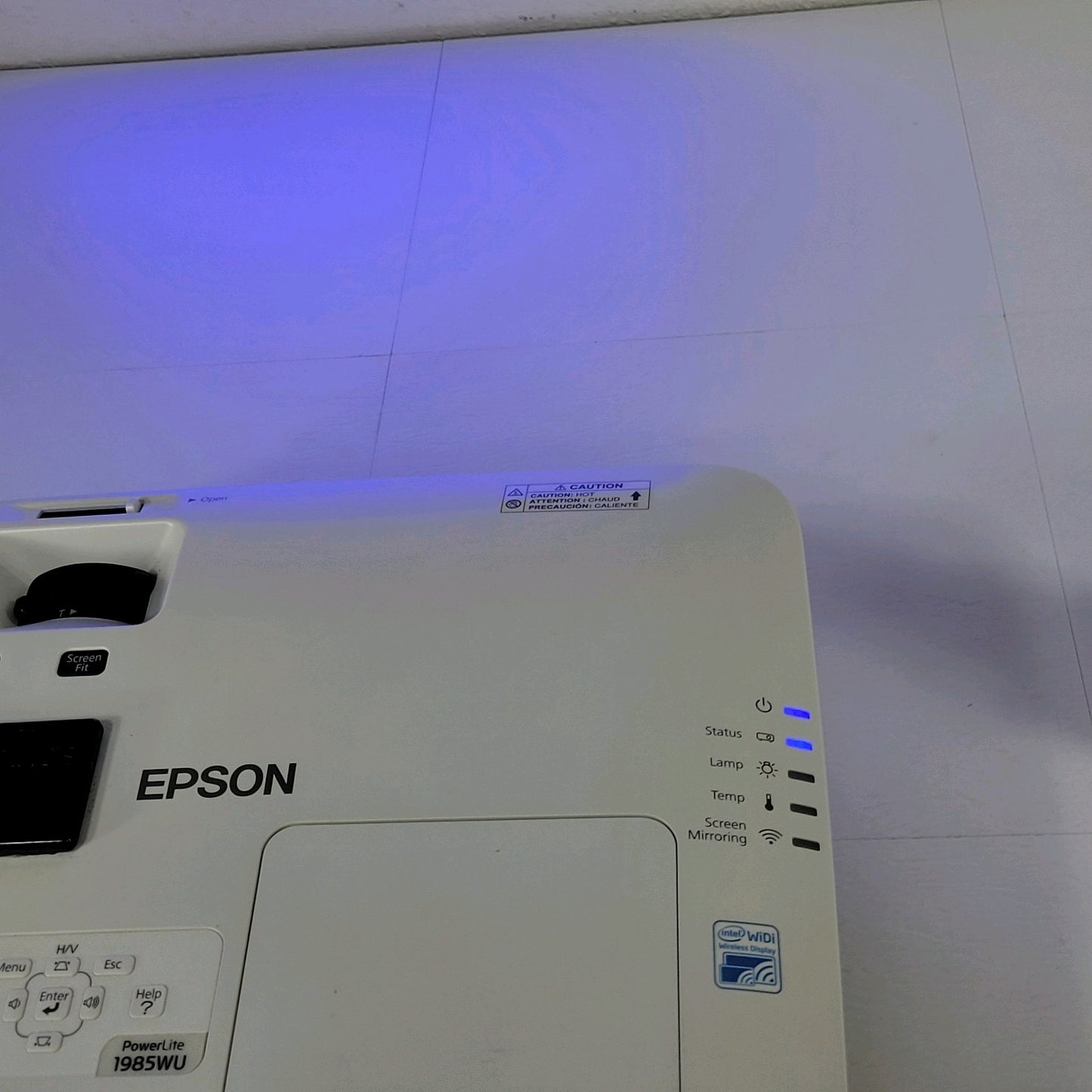Epson H619A Power Lite 1985WU 3LCD Projector Under 2000 Lamp Hours