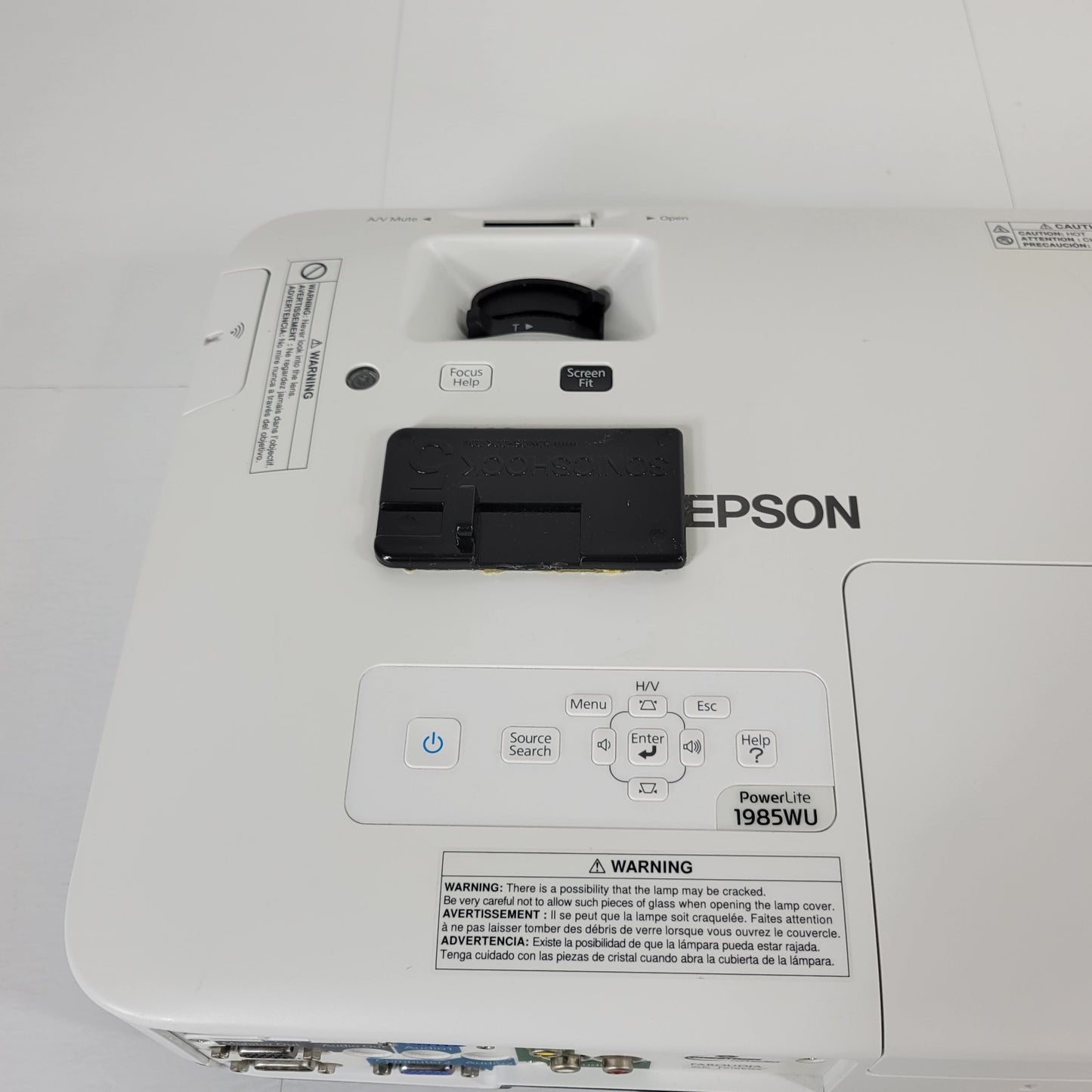 Epson H619A Power Lite 1985WU 3LCD Projector Under 2000 Lamp Hours