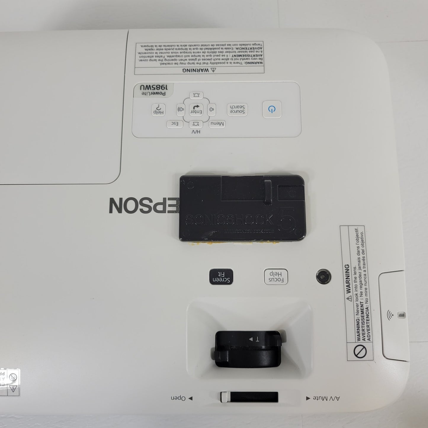 Epson H619A Power Lite 1985WU 3LCD Projector Under 2000 Lamp Hours