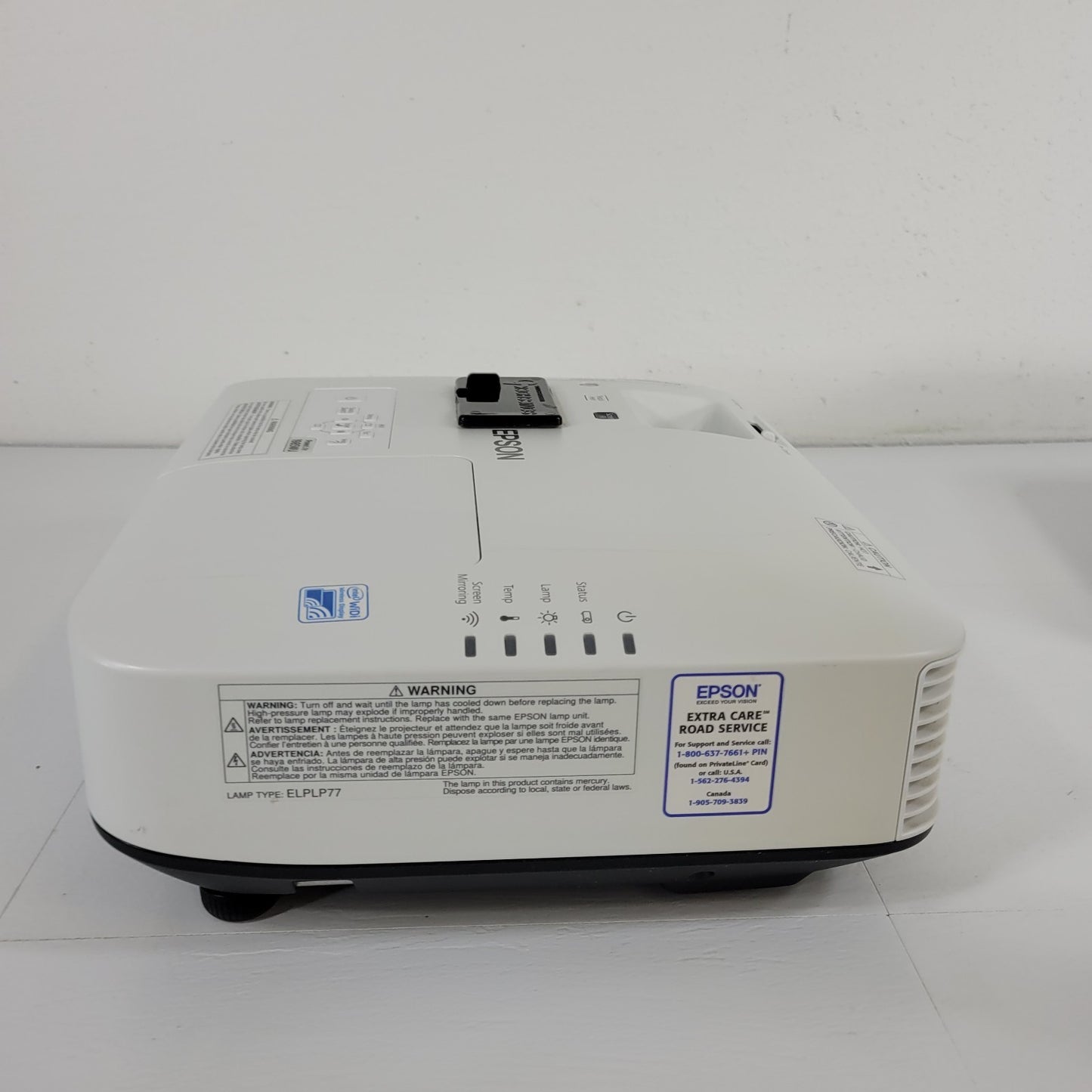 Epson H619A Power Lite 1985WU 3LCD Projector Under 2000 Lamp Hours