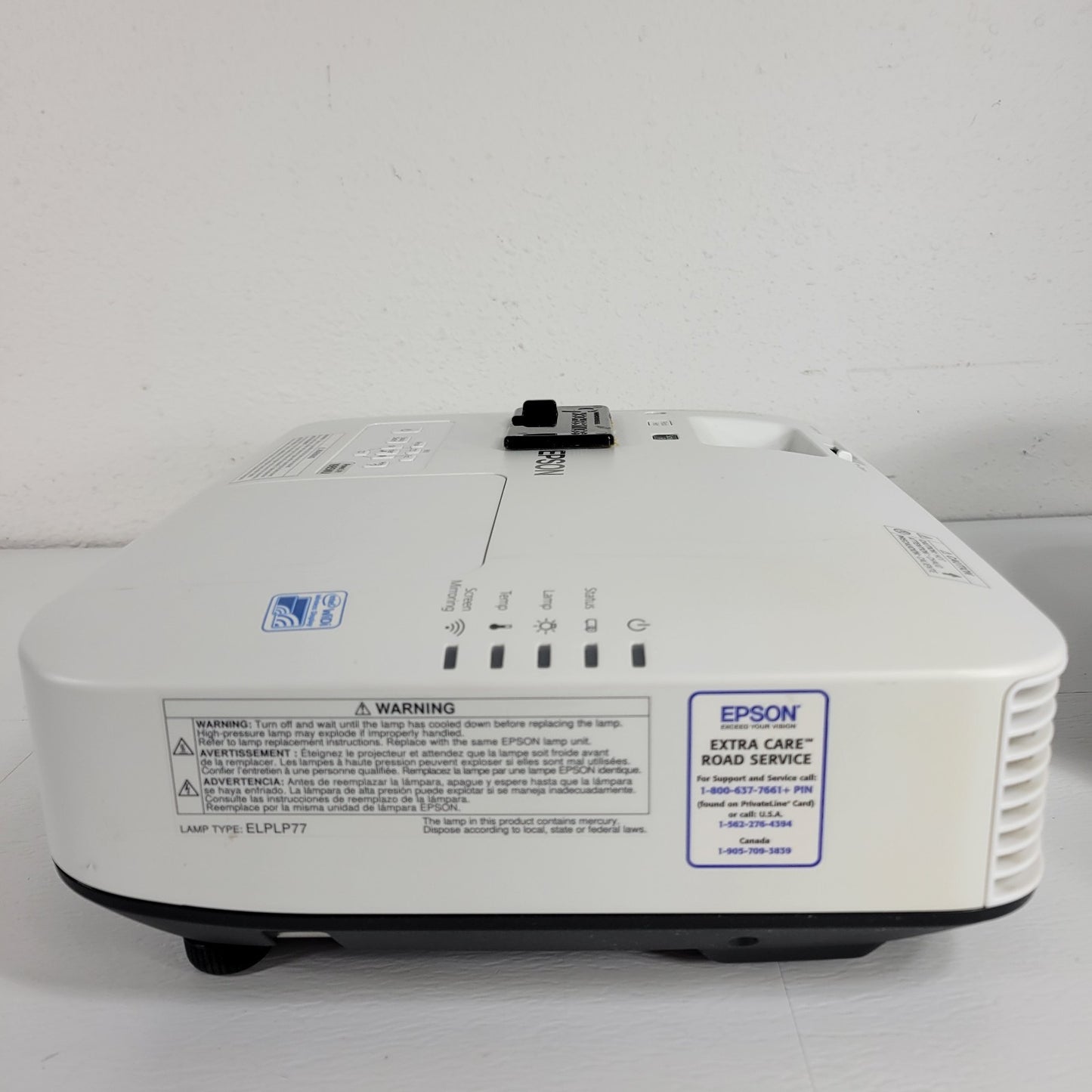 Epson H619A Power Lite 1985WU 3LCD Projector Under 2000 Lamp Hours