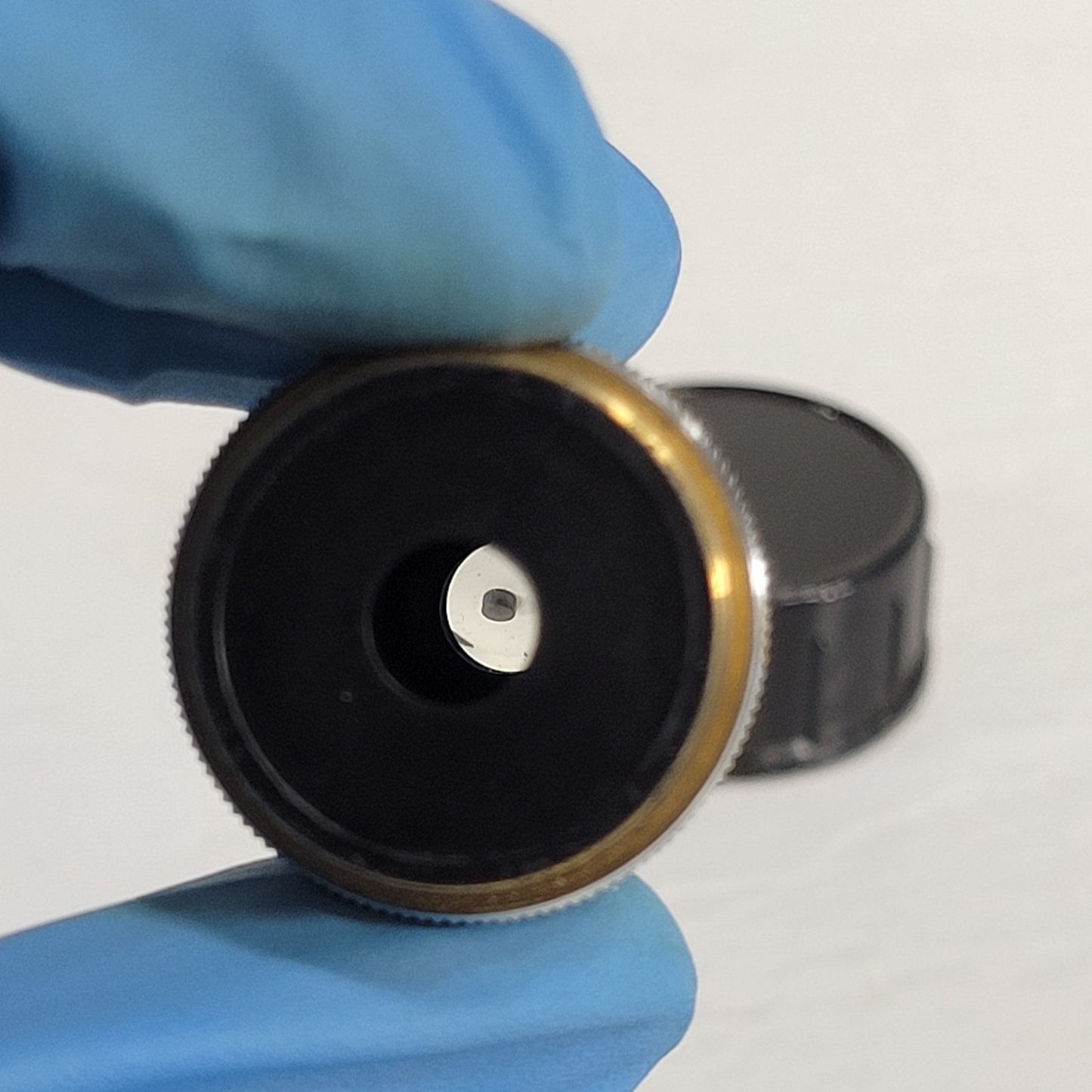 S&H 40X Mag Microscope Objective 20mm Thread Mount 0.65 Ocular Optical Lens