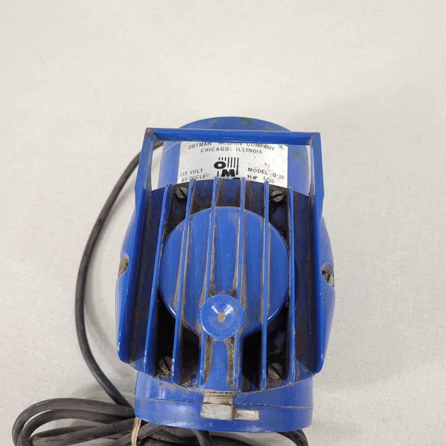 Ortman McCain Company Q-10 Paint Sprayer Oil-Free Motor 1/30 HP 1700 RPM DN19