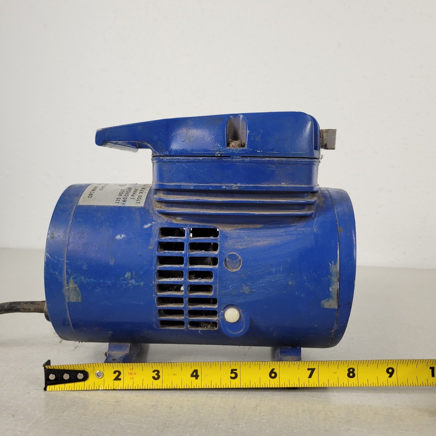 Ortman McCain Company Q-10 Paint Sprayer Oil-Free Motor 1/30 HP 1700 RPM DN19