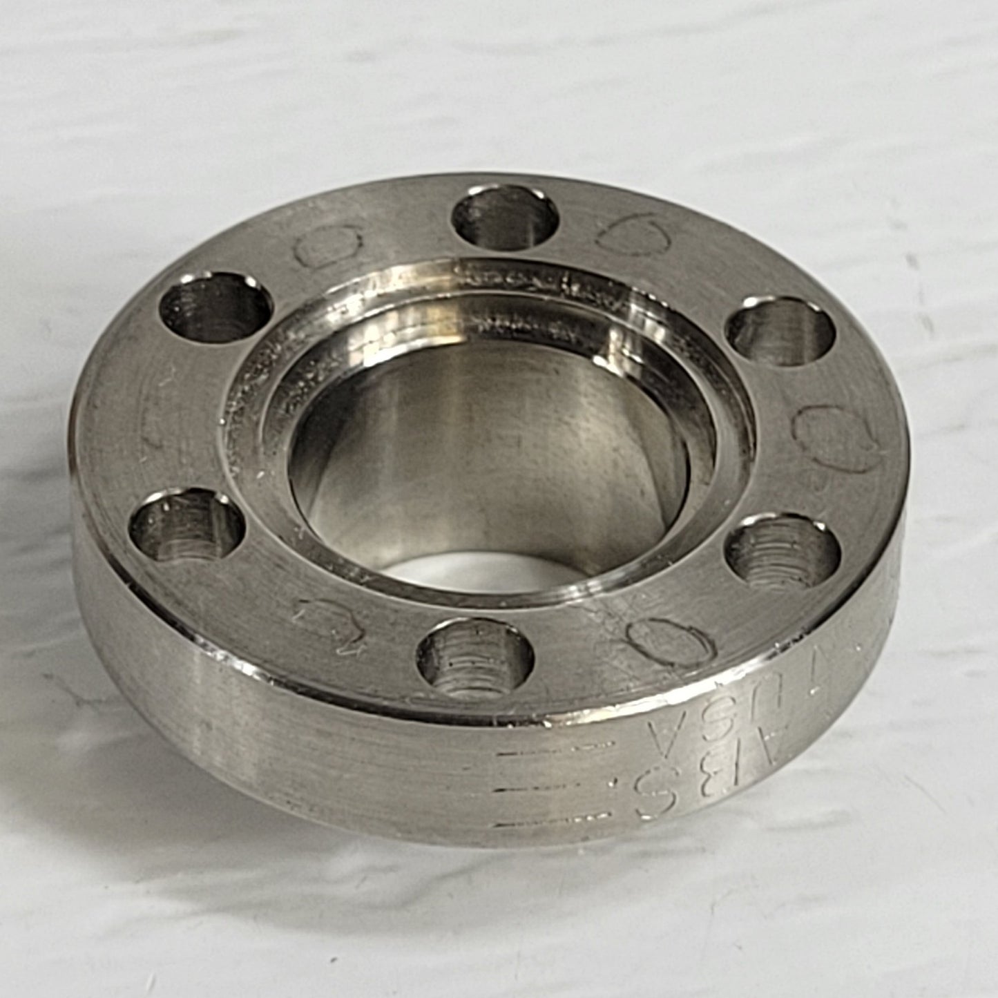 Set of Three 1.33" DN16CF Conflat Half Nipple 1/4" Bore 1/3" Weld High Vacuum