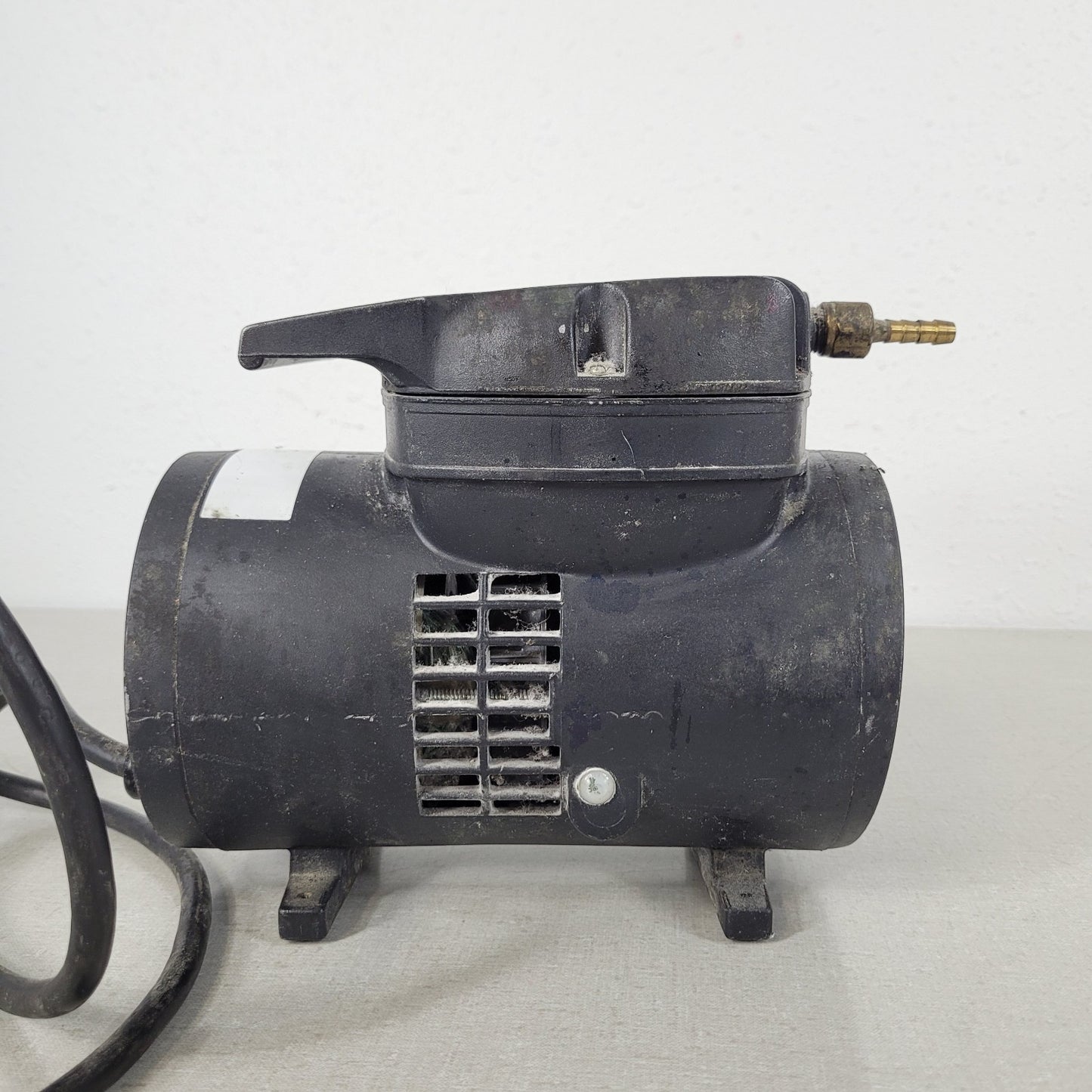 Tested Works Airbrush Portable Oil-Free Air Compressor Pump Tube Fitting