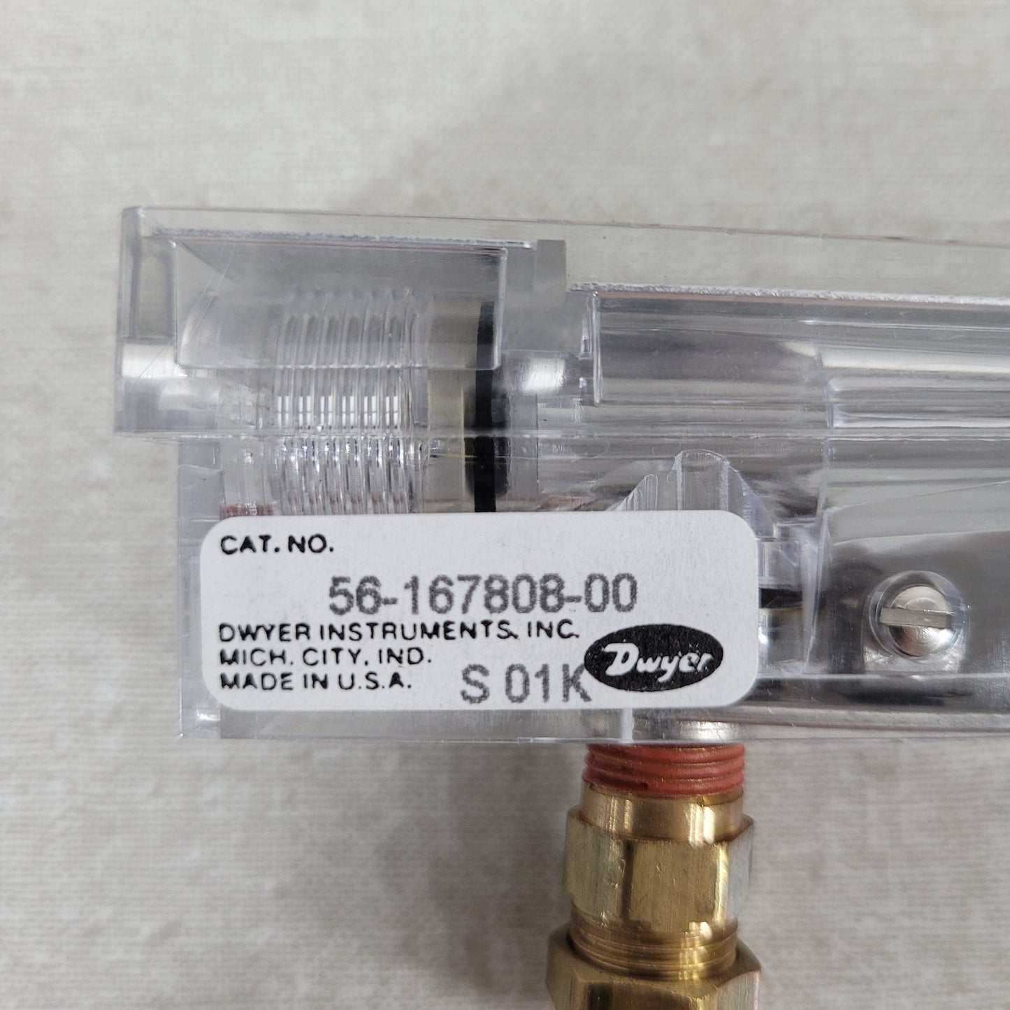 Dwyer Instruments 56-167808-00 50 LPM Air Flow Meter Maxx Press 100 PSI