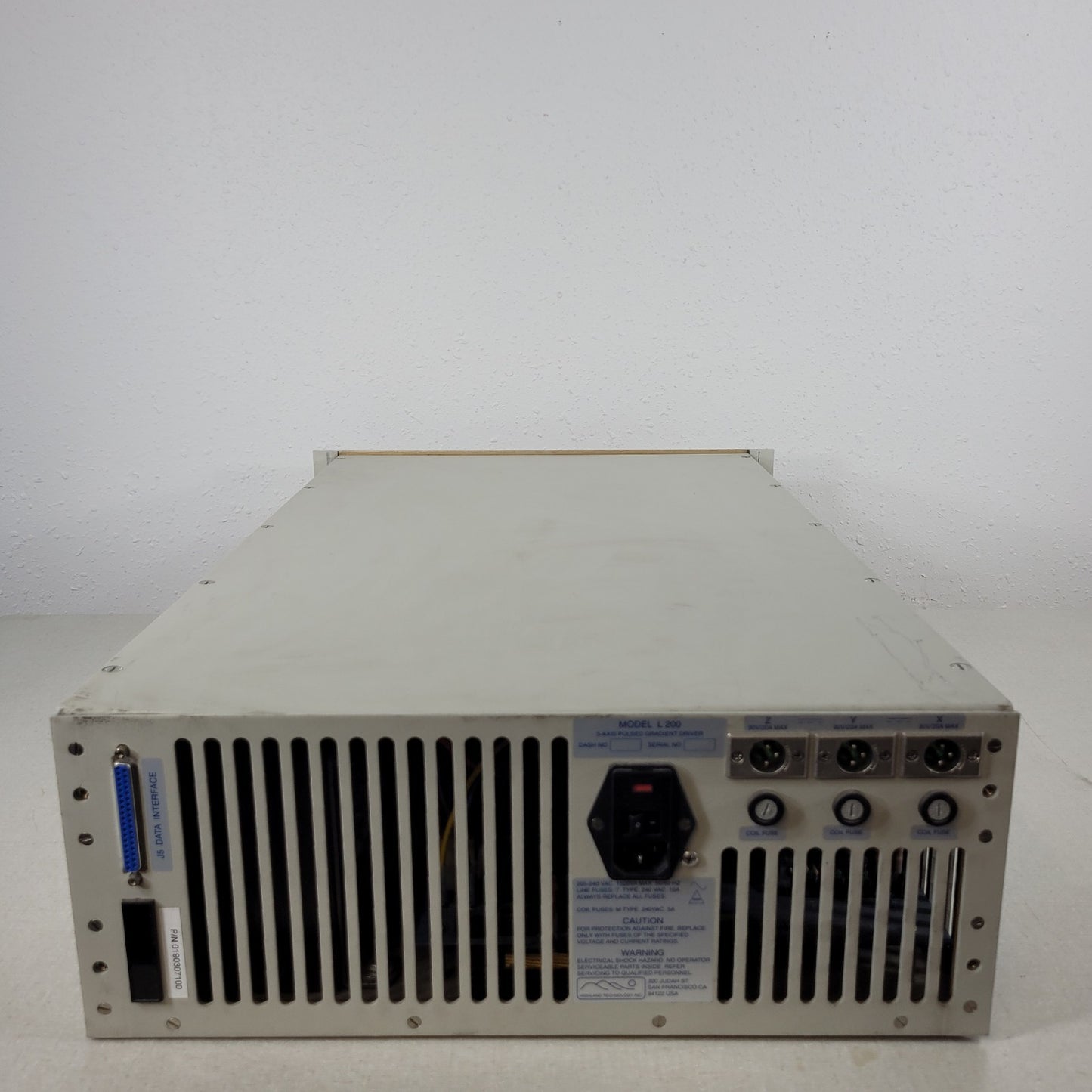 Varian Highland Technology L200 29A200-1E 3-Axis Pulsed Gradient Driver NMR