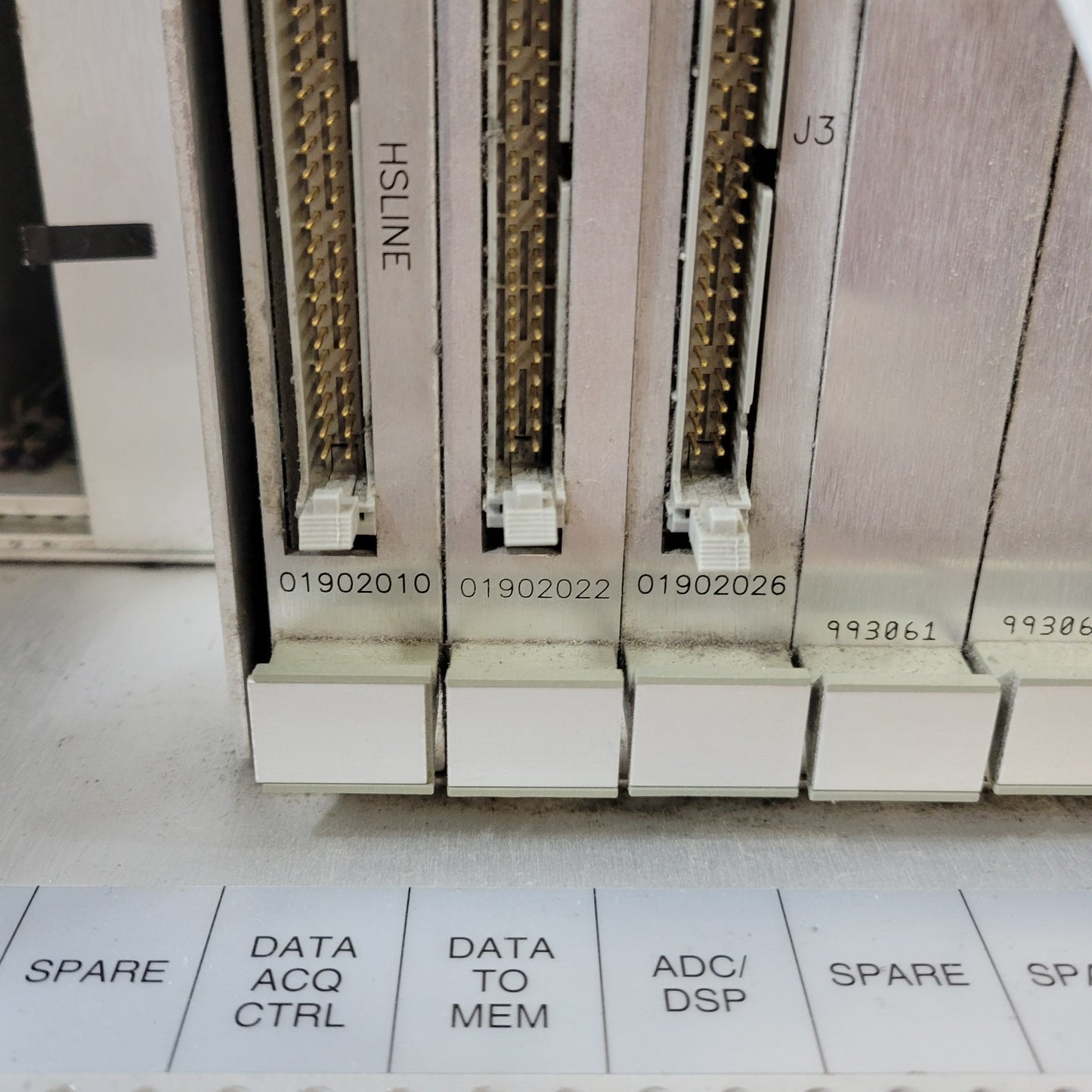 Varian NMR Control Vector 72-1135 Chassis D.A.C. DATA ACQ CTRL TO MEM ADC/DSP