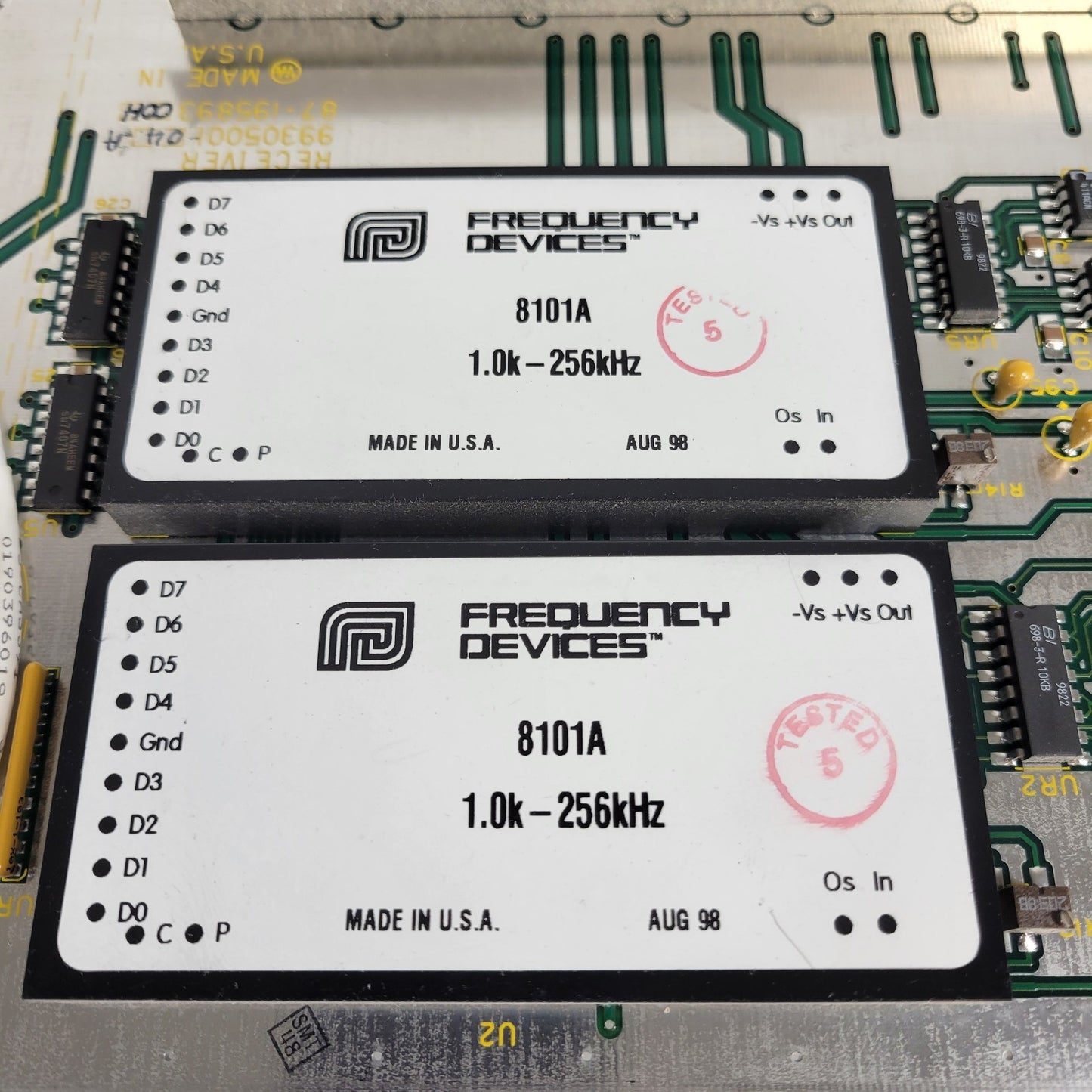 Varian 993050-04A NMR RF Frequency Devices Receiver J244 J246 J247 J248 J249