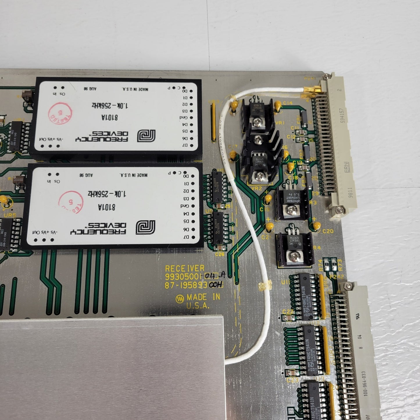 Varian 993050-04A NMR RF Frequency Devices Receiver J244 J246 J247 J248 J249