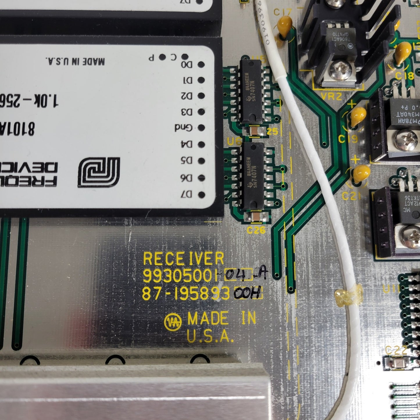 Varian 993050-04A NMR RF Frequency Devices Receiver J244 J246 J247 J248 J249