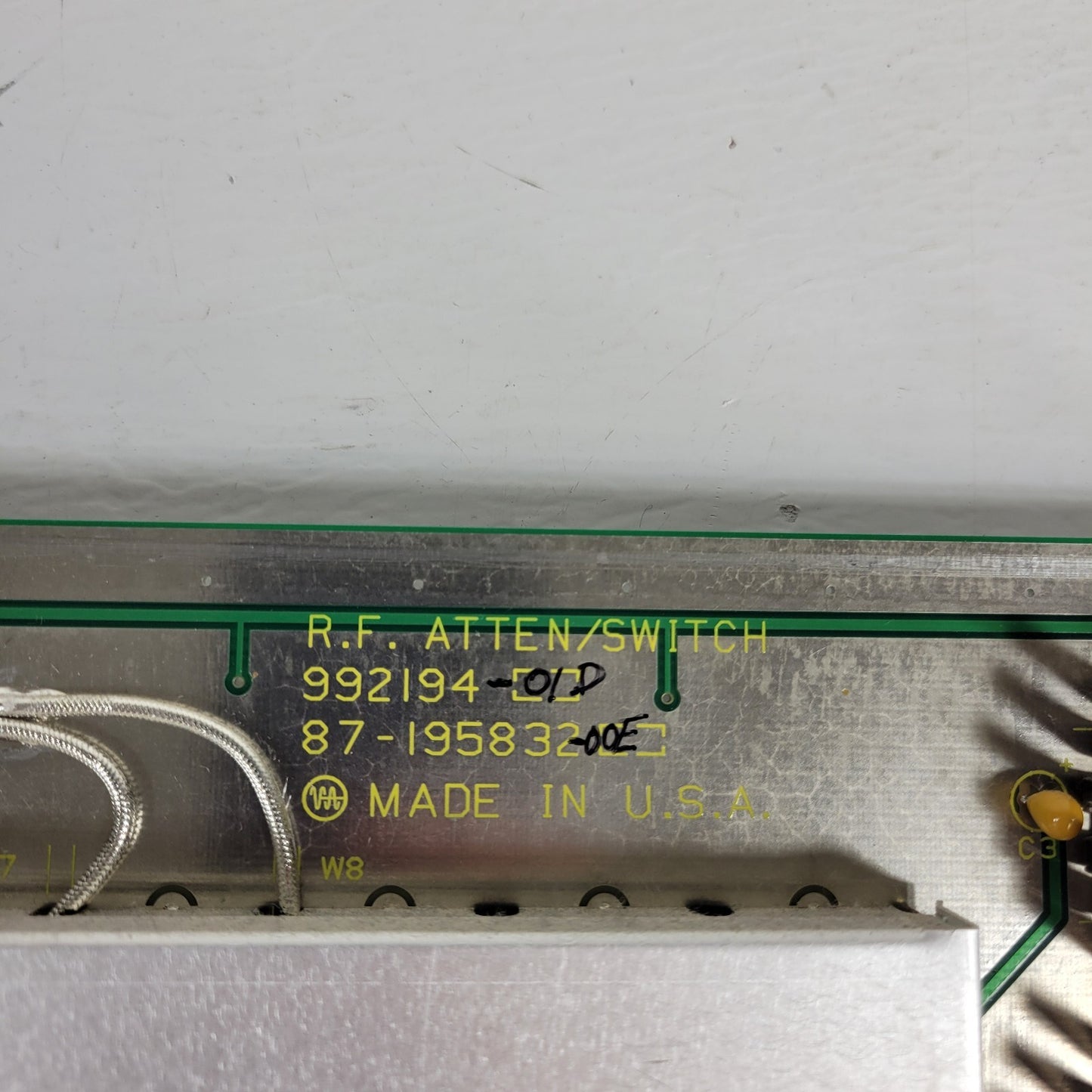 Varian 992194-01D NMR R.F. Atten/Switch 87-195832-00E JFW 50P-886 Board