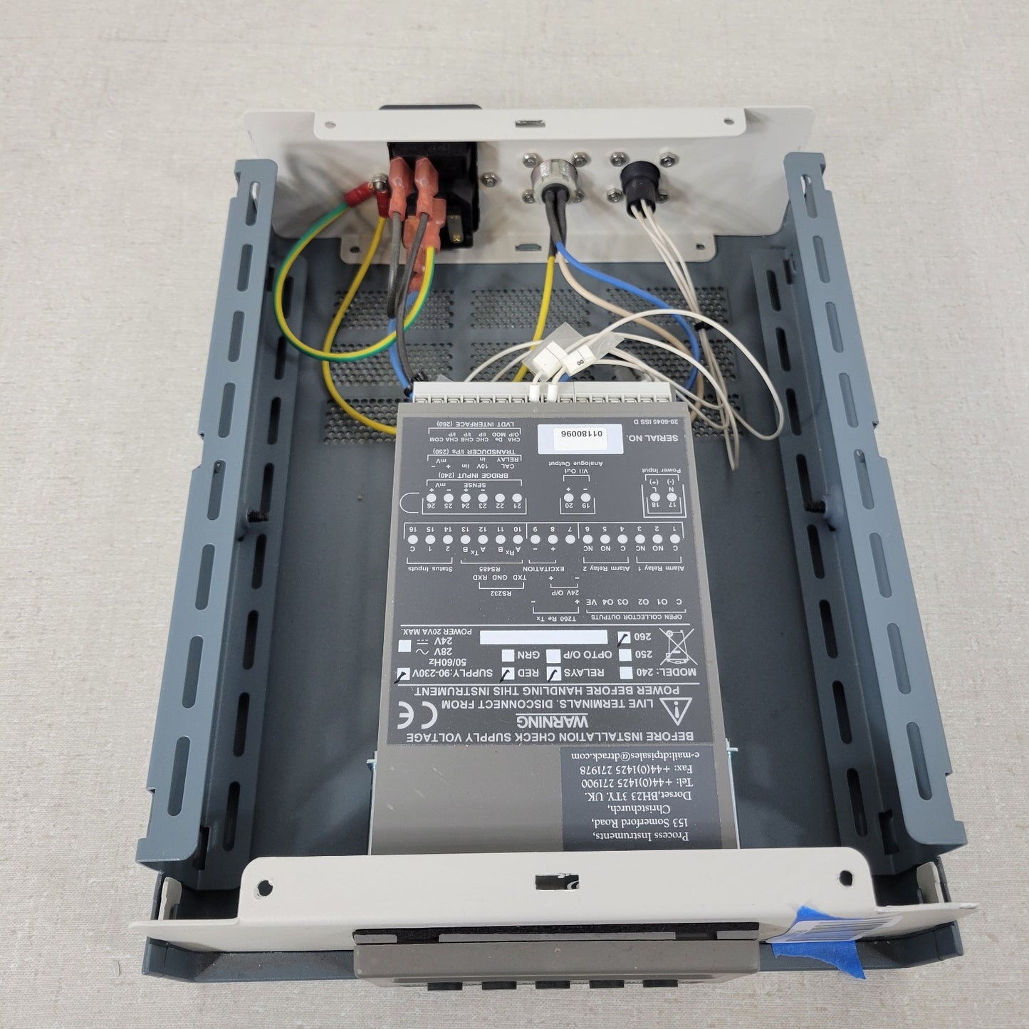 Schneider Electric 20-6045 D Tracker 260 Data Track Process Instrument w/ Relays