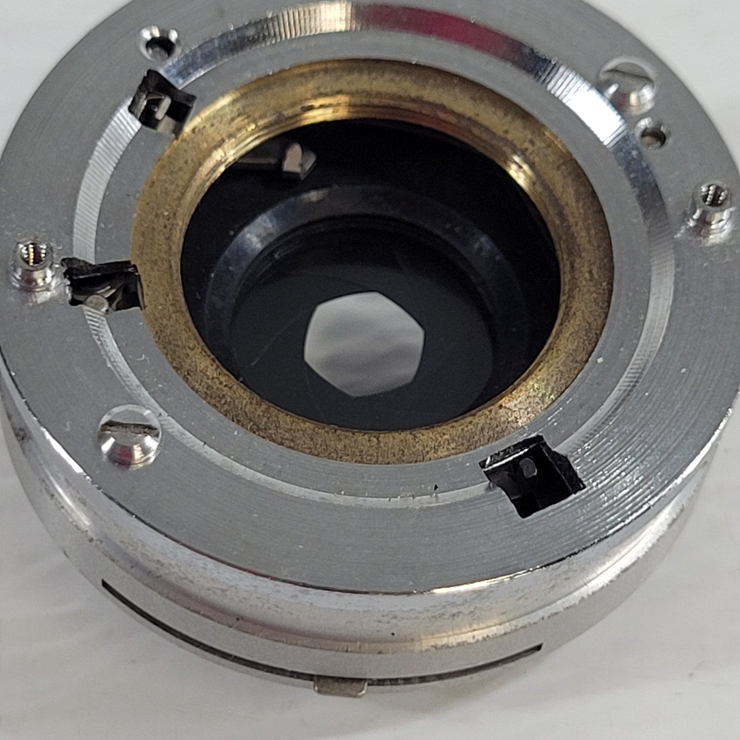 F500 Camera Leaf Shutter Front Hole 20mm Thread Mount Optical Overlapping Blades