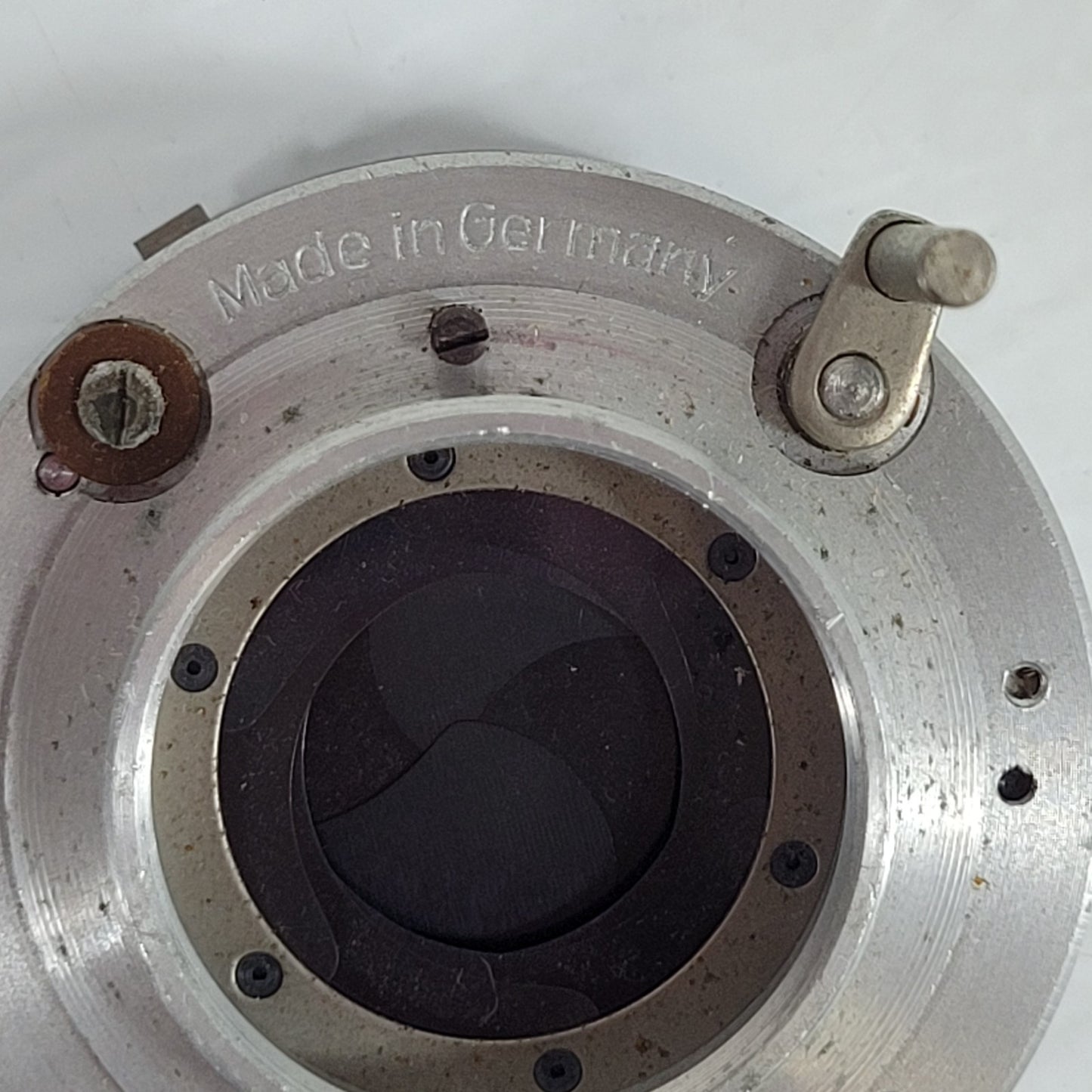 F500 Camera Leaf Shutter Front Hole 20mm Thread Mount Optical Overlapping Blades