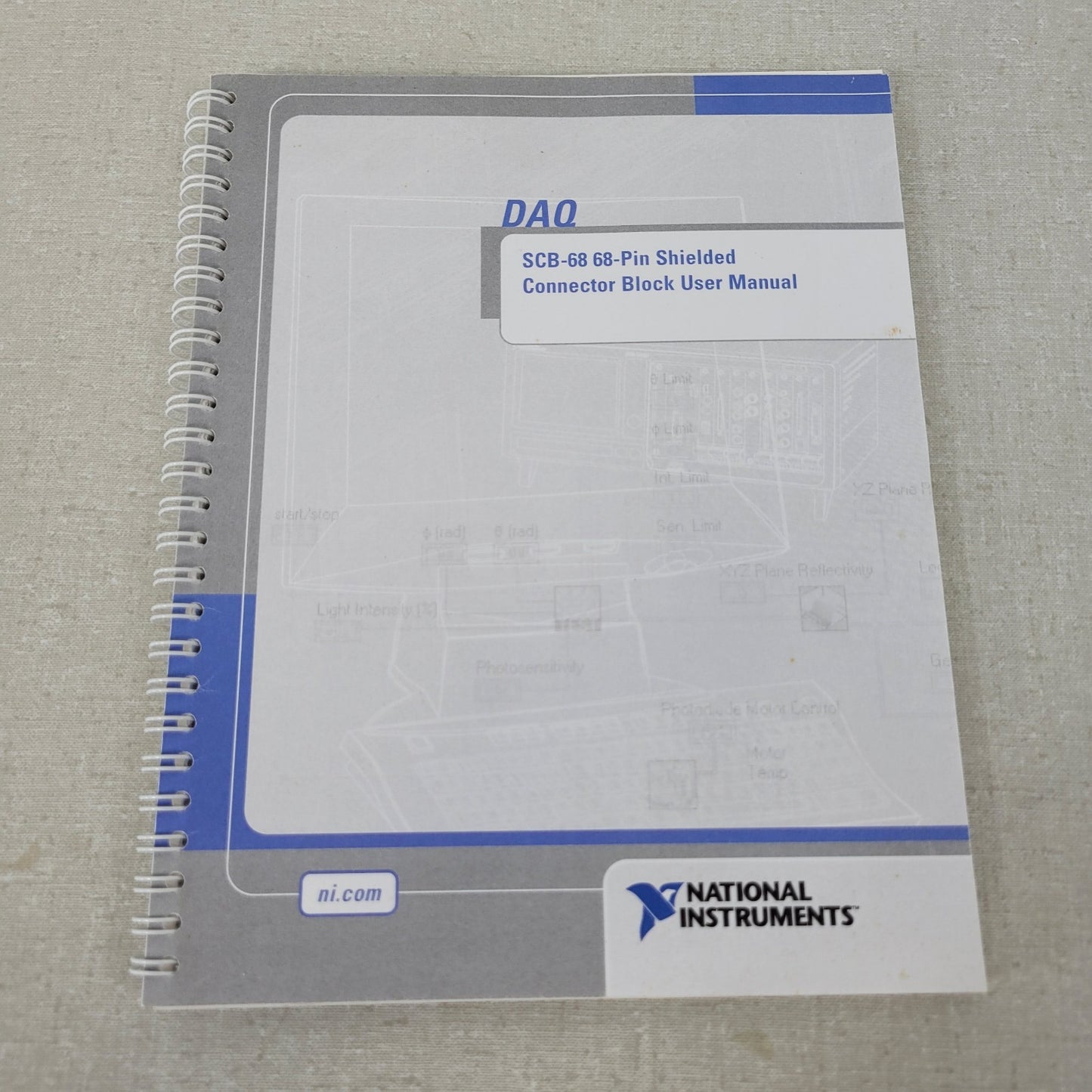 National Instruments SCB-68 68-Pin Shielded Connector Block User Manual
