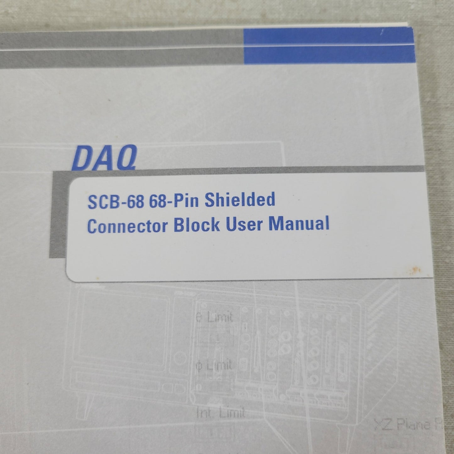 National Instruments SCB-68 68-Pin Shielded Connector Block User Manual