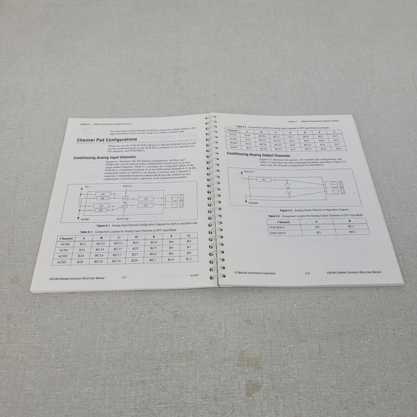 National Instruments SCB-68 68-Pin Shielded Connector Block User Manual