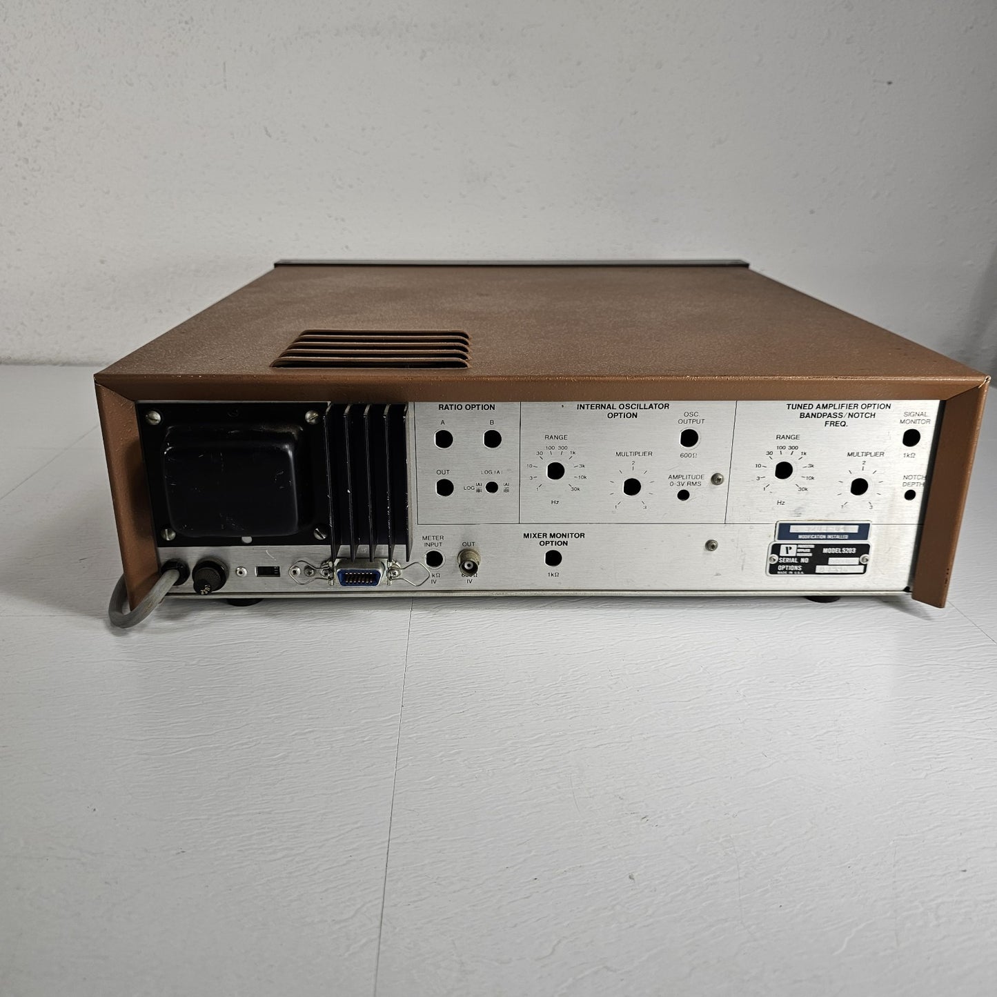 Princeton Applied Research PAR 5203 Lock-In Amplifier Option 99-98 Signal Ref