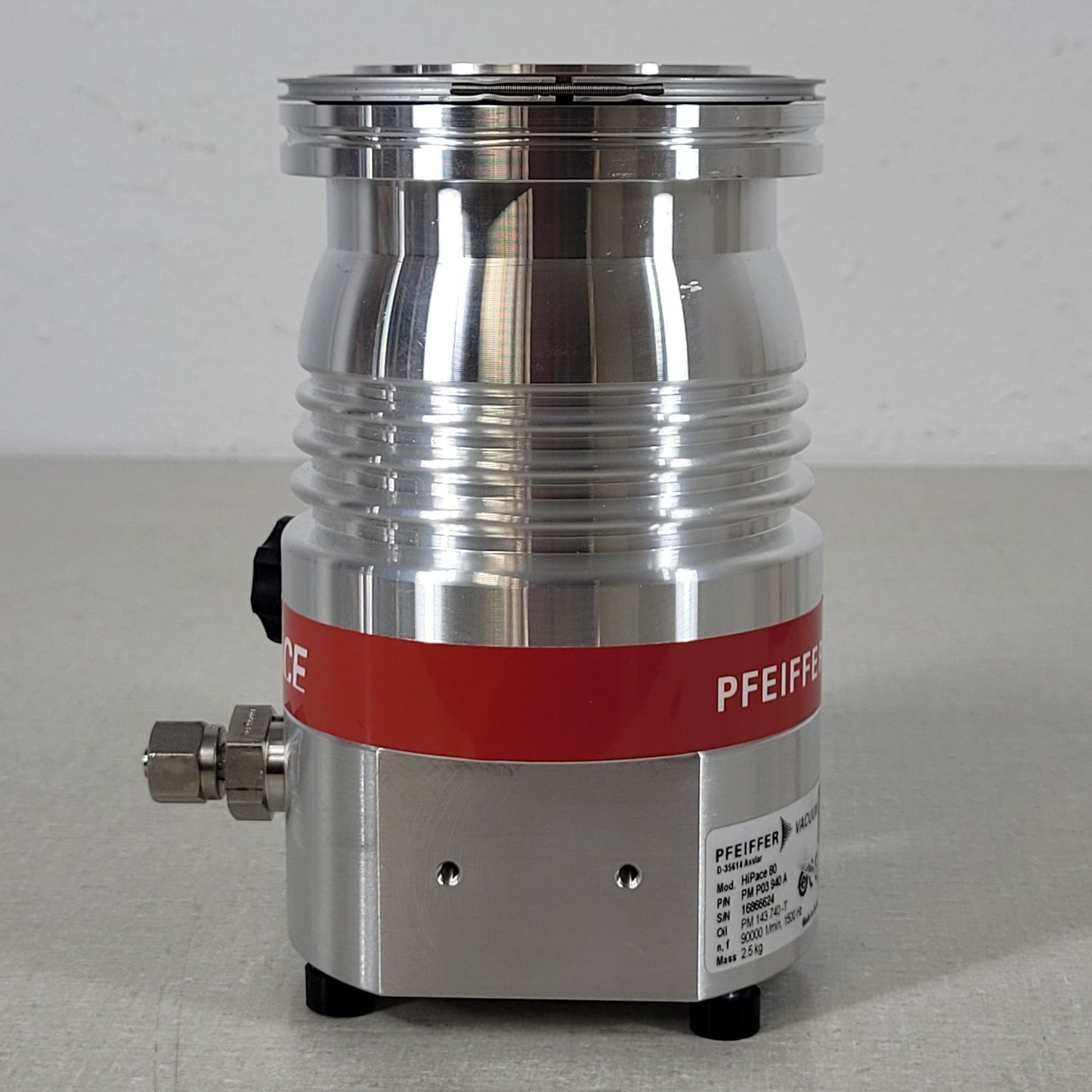 Pfeiffer Vacuum HiPace 80 Turbopump w/ TC110 Pump Controller UHV Turbomolecular