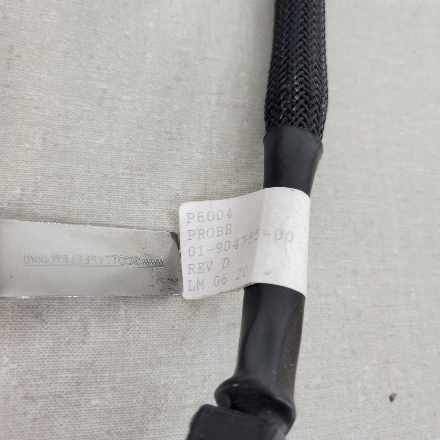 Varian NMR Cable 01-904755-00 Rev D P6004 9 Pin To Themocouple And 6 Pin 20Ft
