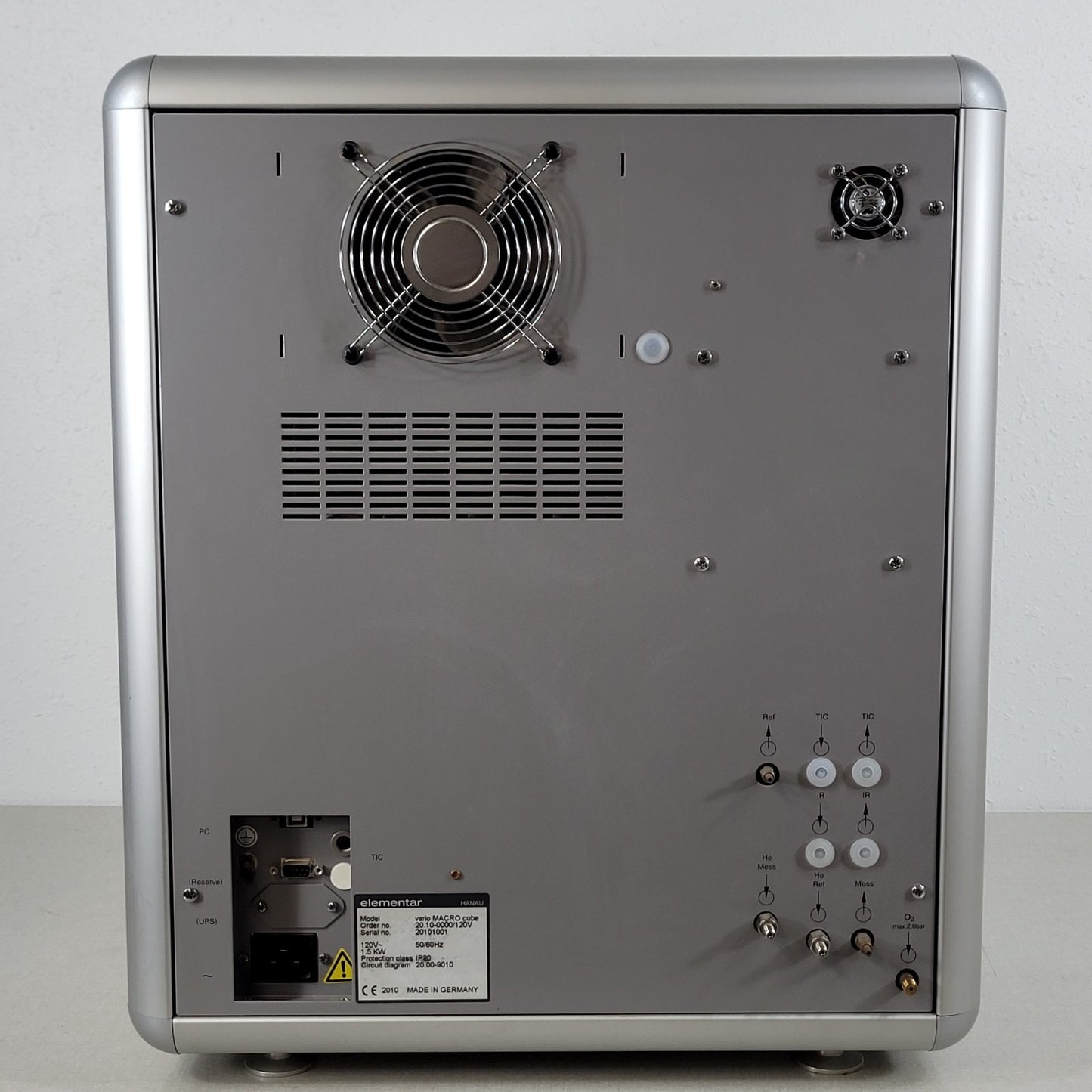Elementar Vario MACRO Cube Organic Elemental Analyzer For Solid & Liquid Samples