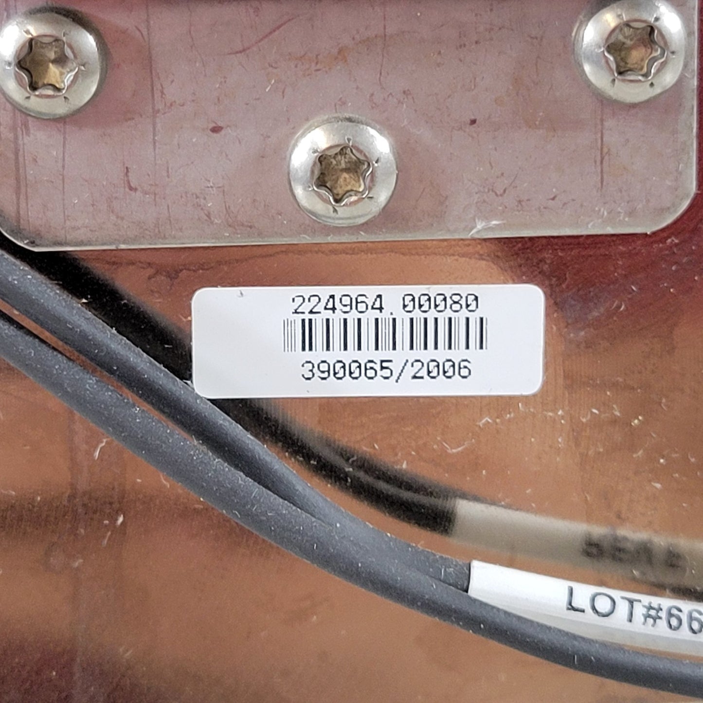 Bruker Microflex Mass Spectrometer UHV Vacuum Chamber 224964.00080 237624.00009