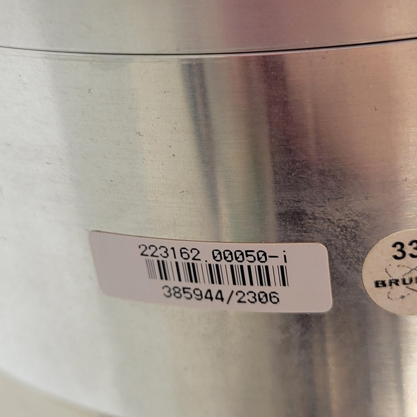 Bruker Microflex Mass Spectrometer UHV Vacuum Chamber 224964.00080 237624.00009