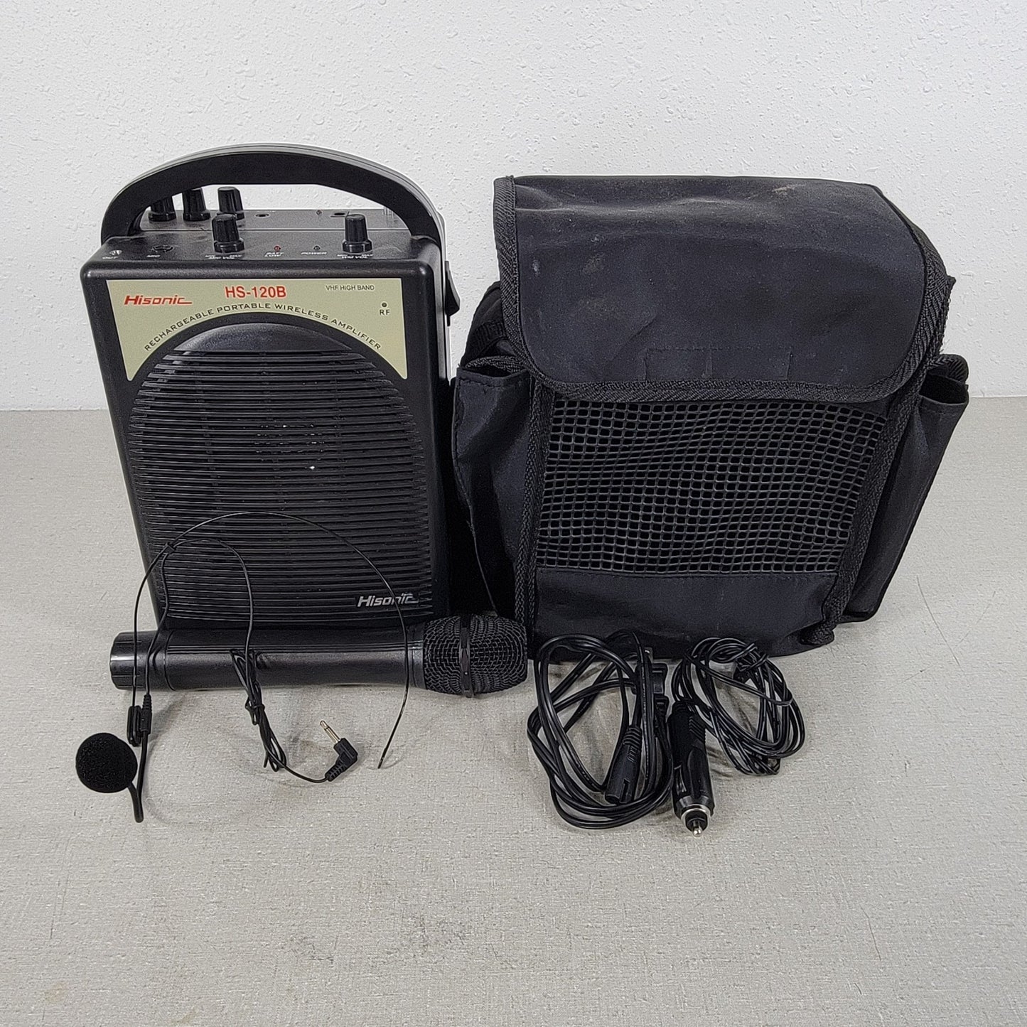 Hisonic HS-120B Rechargeable Portable Wireless Amplifier and Mic VFH High Band