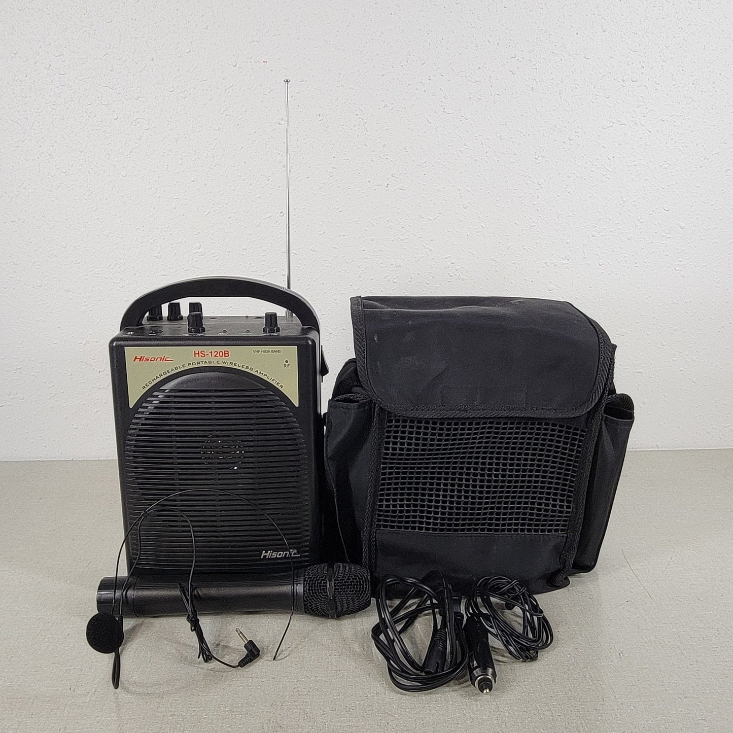 Hisonic HS-120B Rechargeable Portable Wireless Amplifier and Mic VFH High Band
