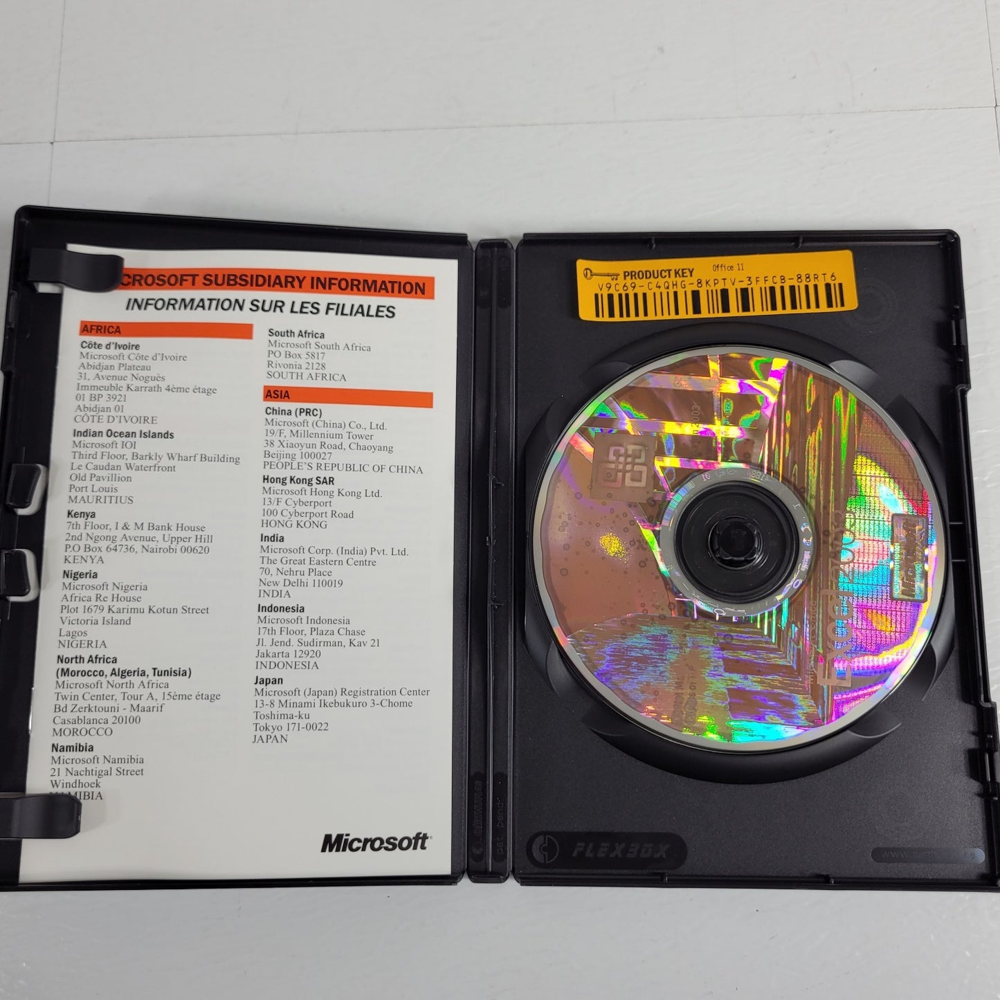 Vintage Microsoft Office Excel Spreadsheet 2003 Disc Software in Great Condition
