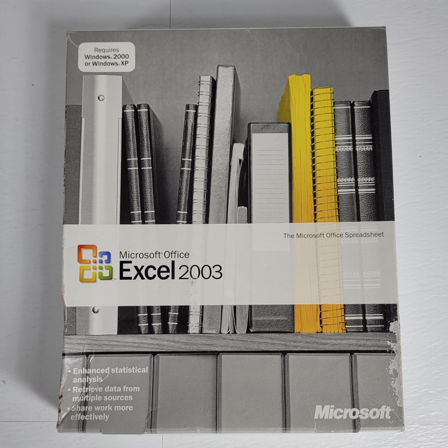 Vintage Microsoft Office Excel Spreadsheet 2003 Disc Software in Great Condition