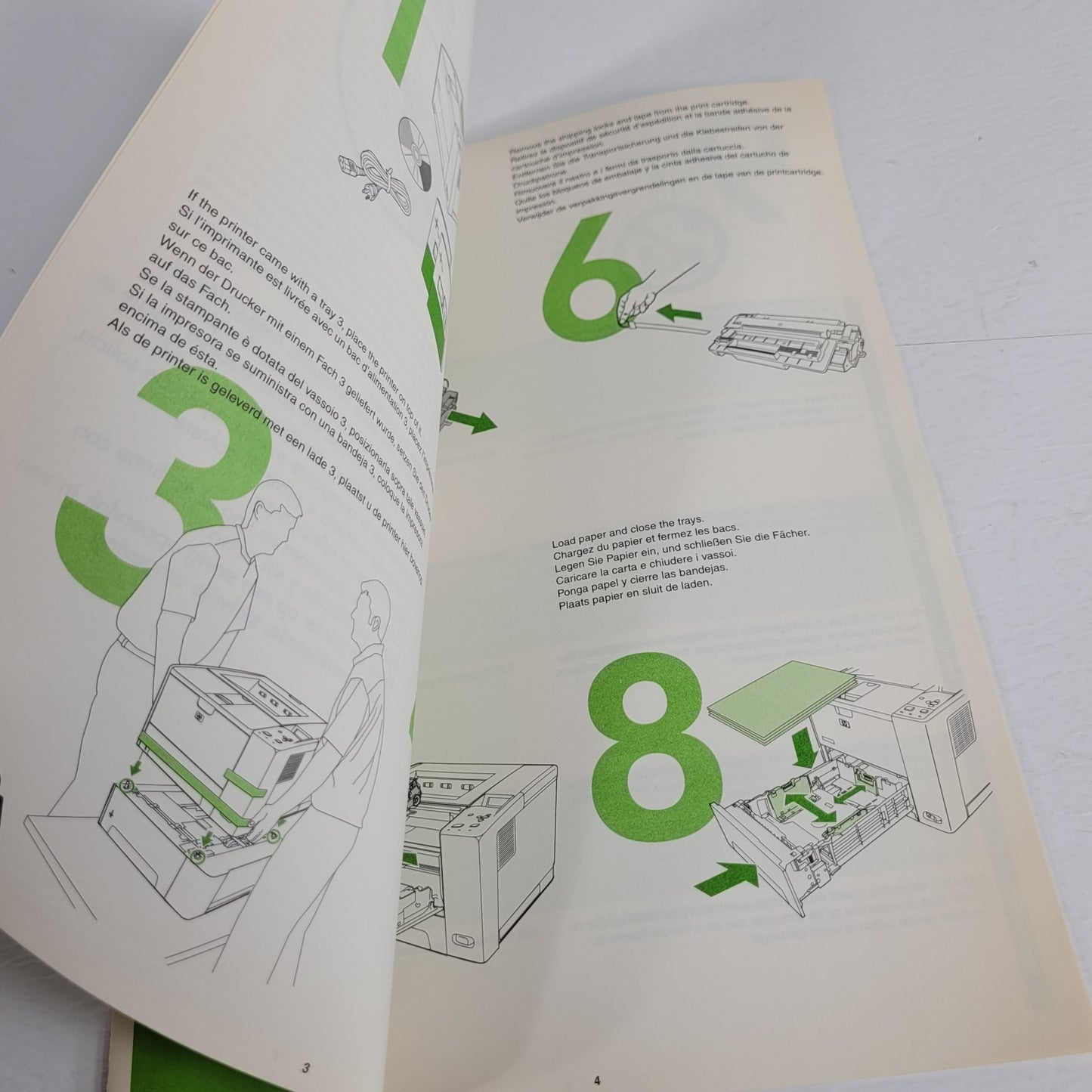 HP LaserJet P3005 Series Printer Multilingual Guide & Disc Set Q7812-60111