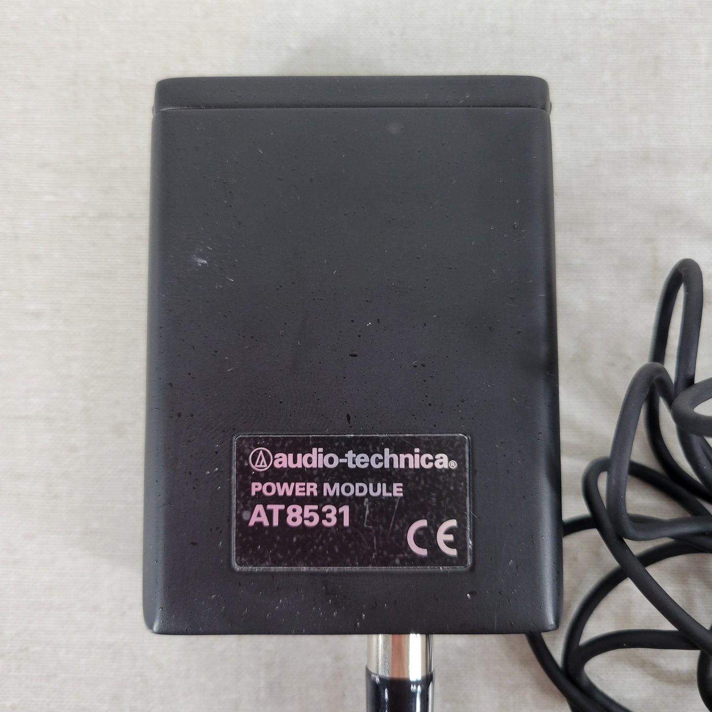 Audio Technica AT8531 Belt Pack Power Module and AT831 Clip On Microphone