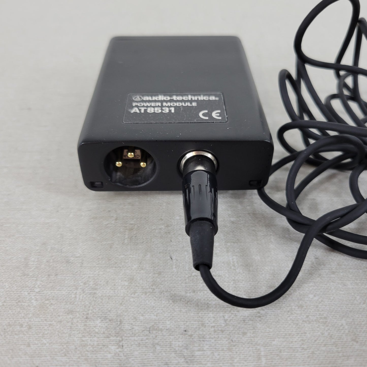 Audio Technica AT8531 Belt Pack Power Module and AT831 Clip On Microphone