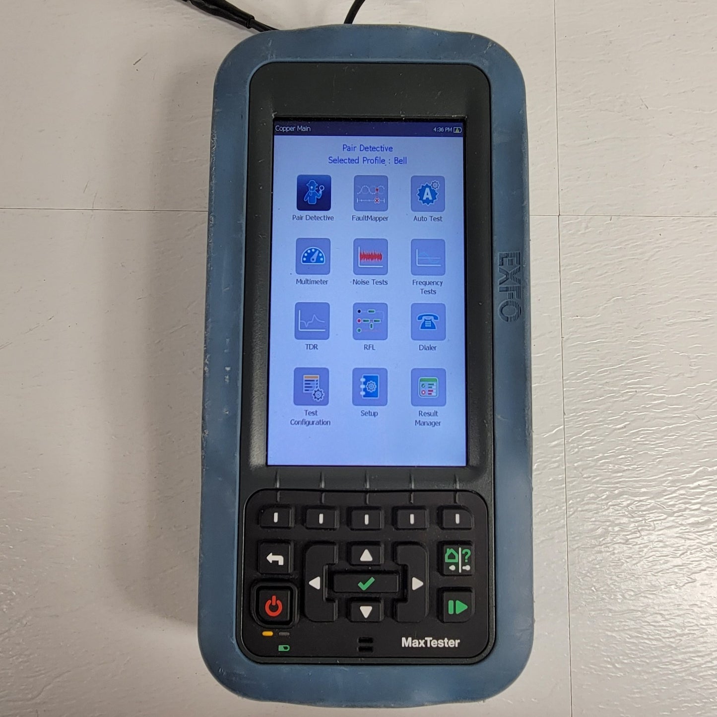 EXFO MAX-610 Maxtester Form Factor Copper I&R Testing Installation and Repair