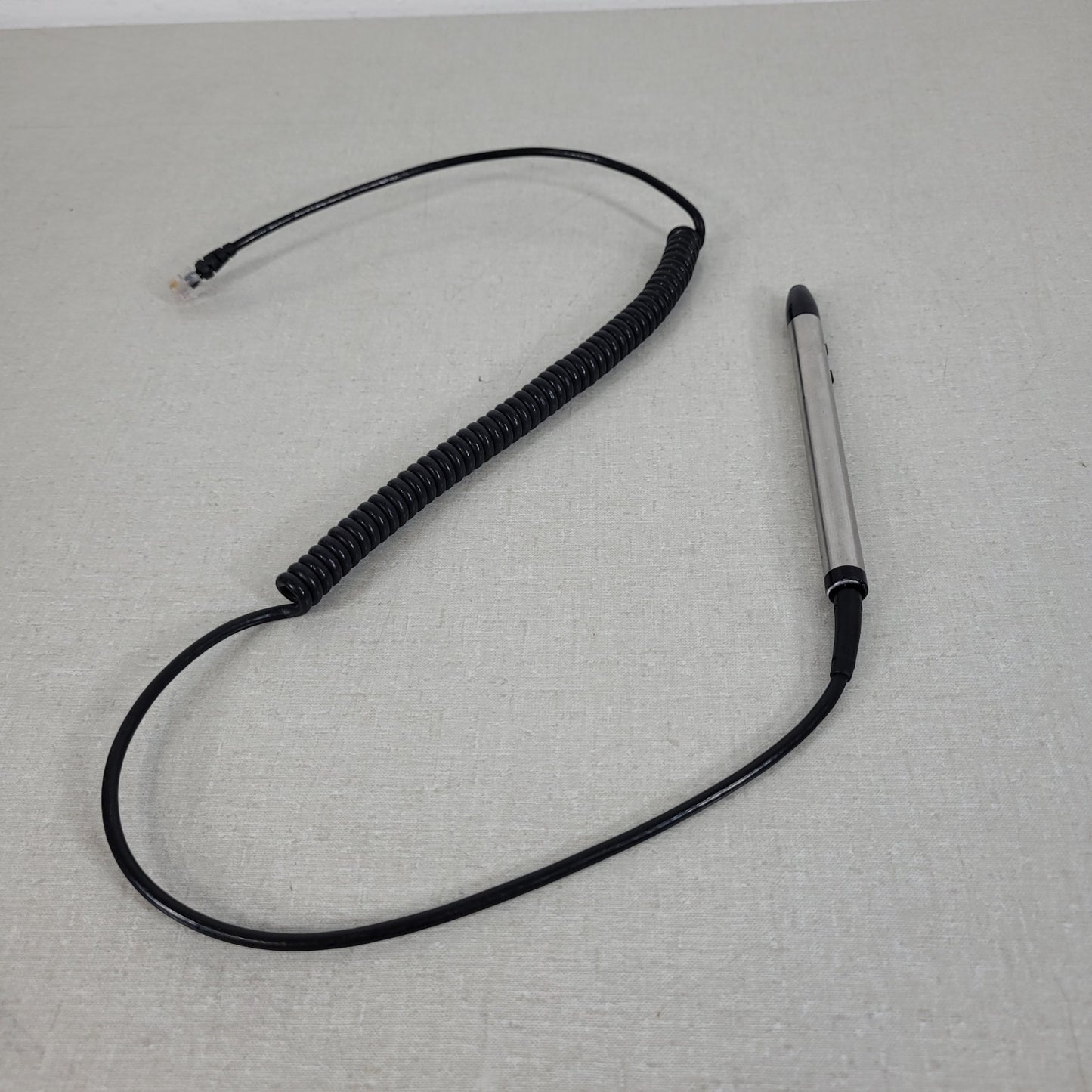 Applied Materials AMAT 0190-30355 CRT Two-Button Light Pen w/ Phone Jack 18902