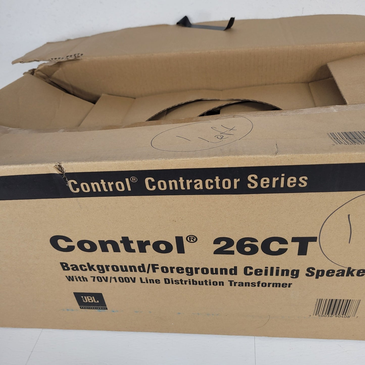 SINGLE JBL Control 26CT Background Foreground Ceiling One Speaker & Mount
