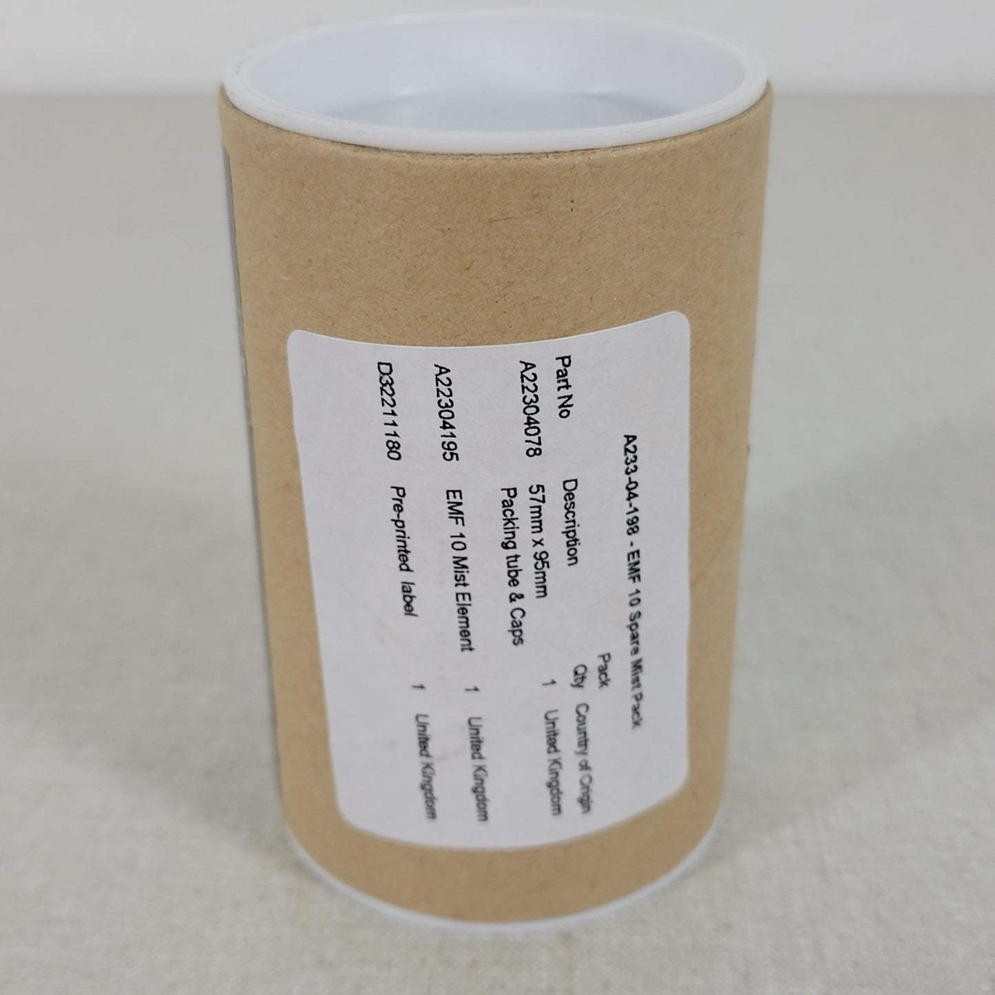 Edwards A223-04-198 EMF 10 Spare Oil Mist Eliminator Element HV