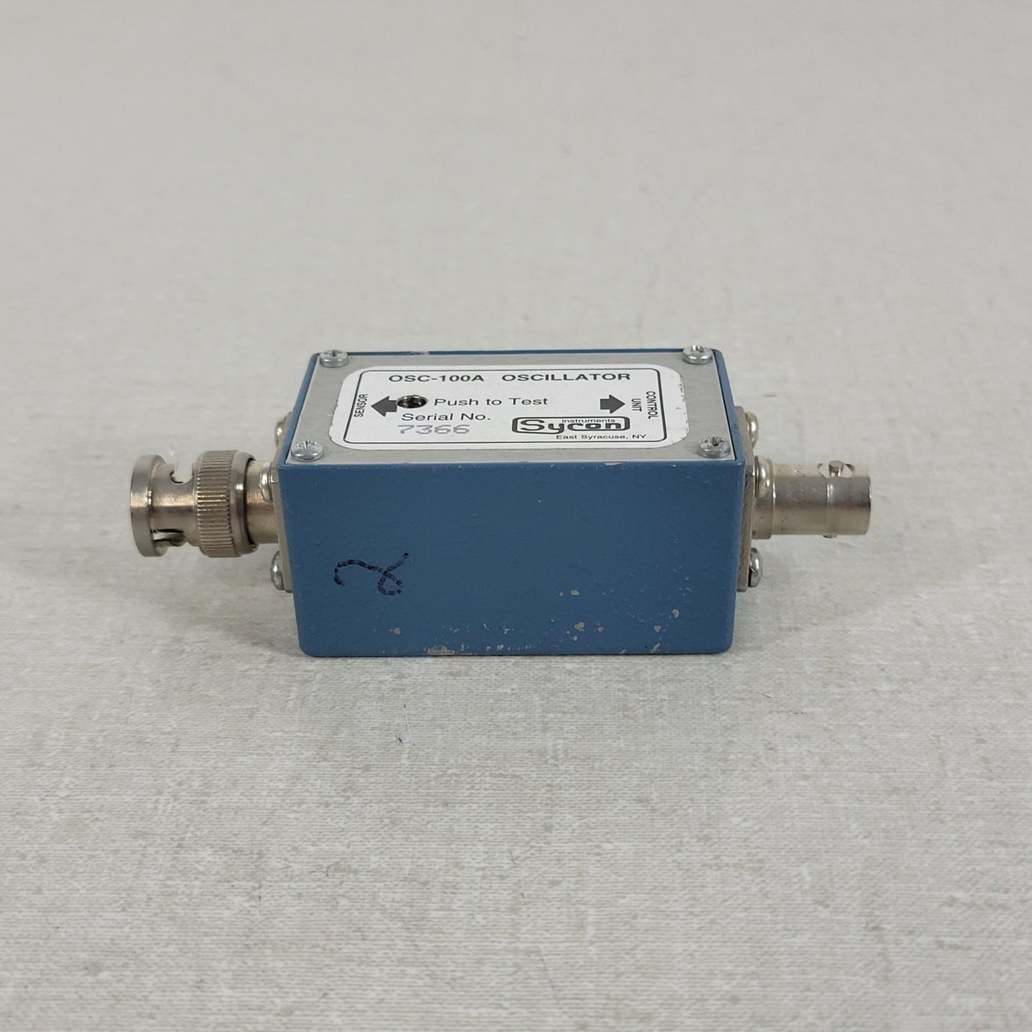 Sycon Instruments OSC-100A Crystal Oscillator Deposition Thickness Monitor