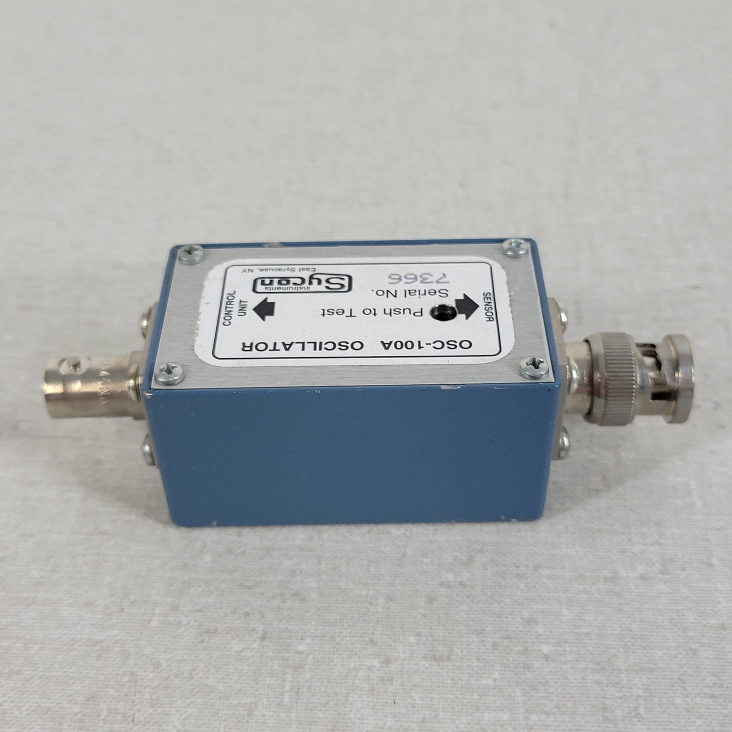 Sycon Instruments OSC-100A Crystal Oscillator Deposition Thickness Monitor