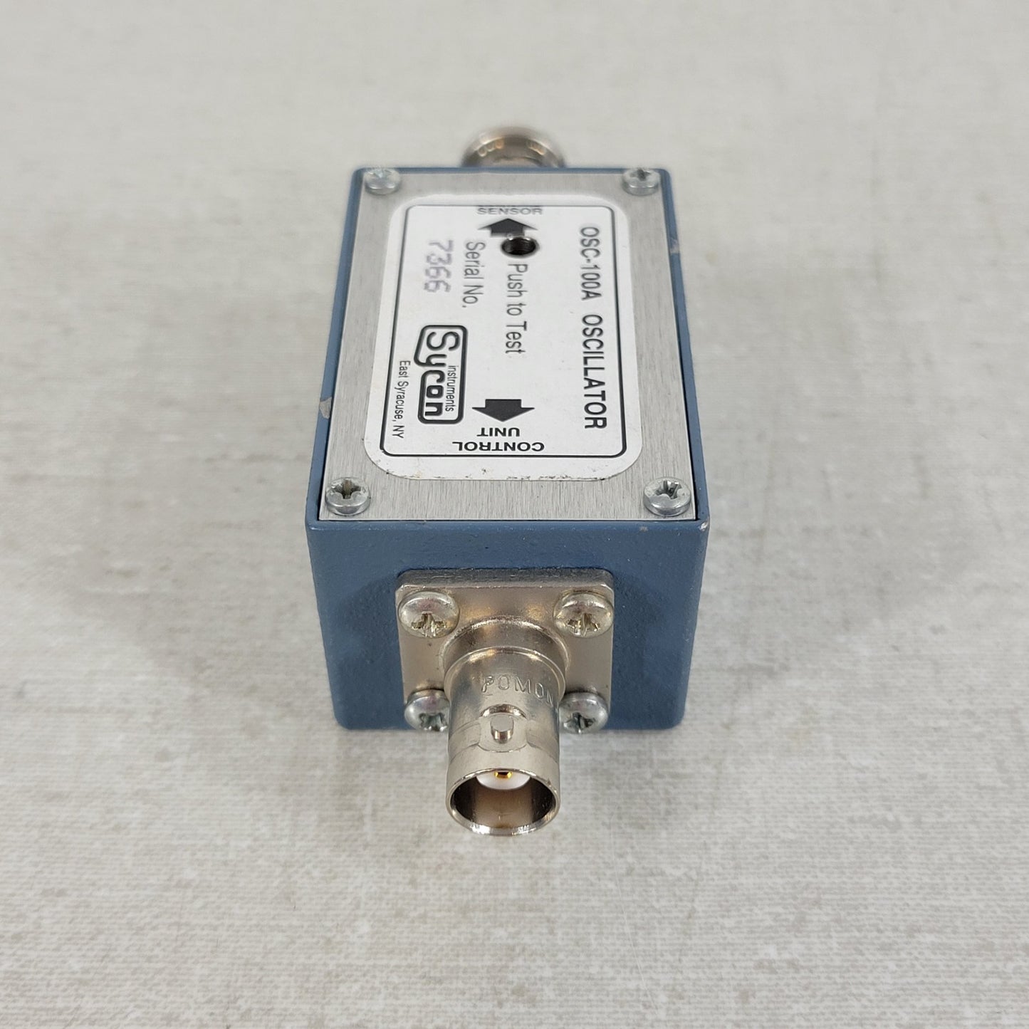 Sycon Instruments OSC-100A Crystal Oscillator Deposition Thickness Monitor