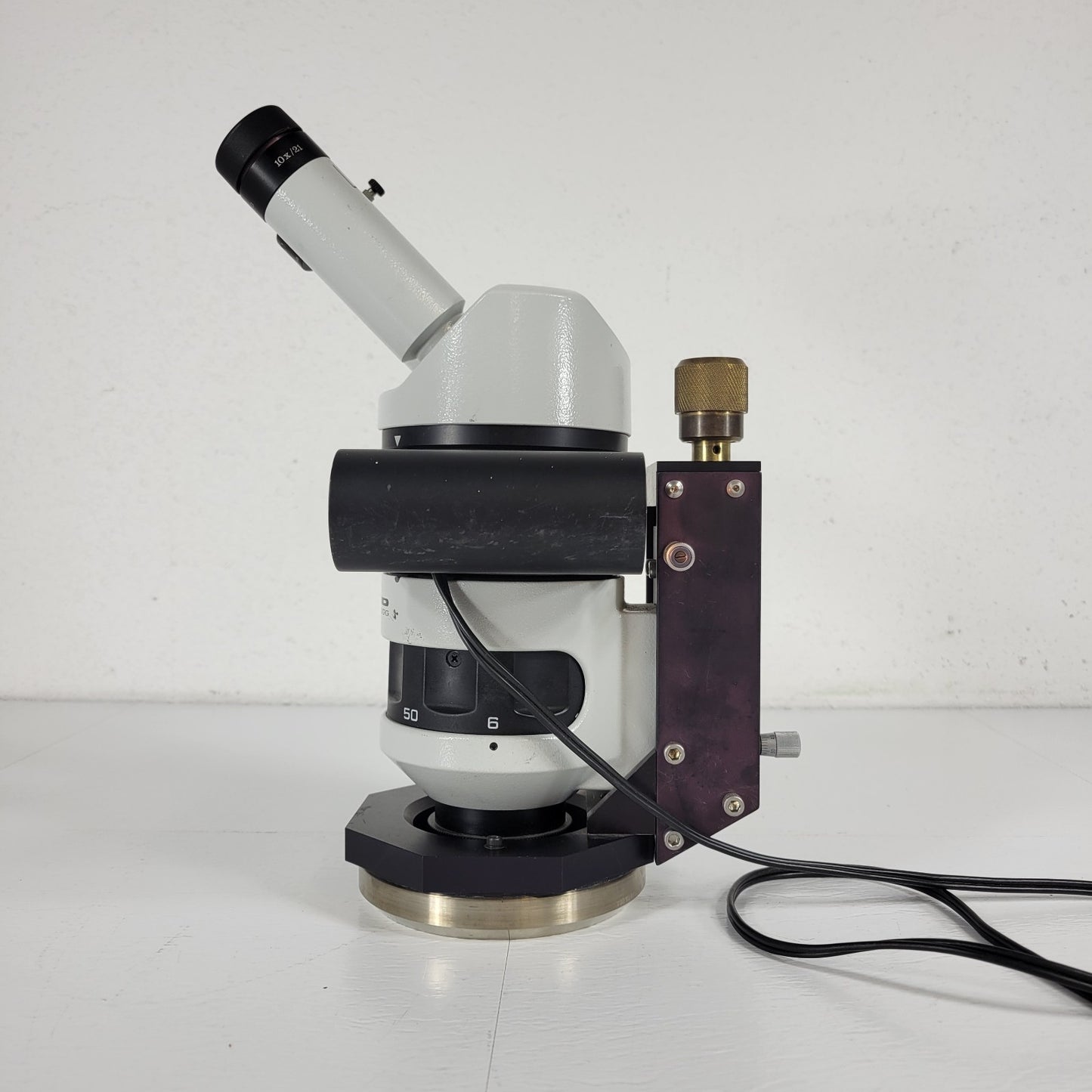 Wild M5A Stereo Zoom Microscope Viewport High Vacuum UHV 4.5" CF Flange DN63CF